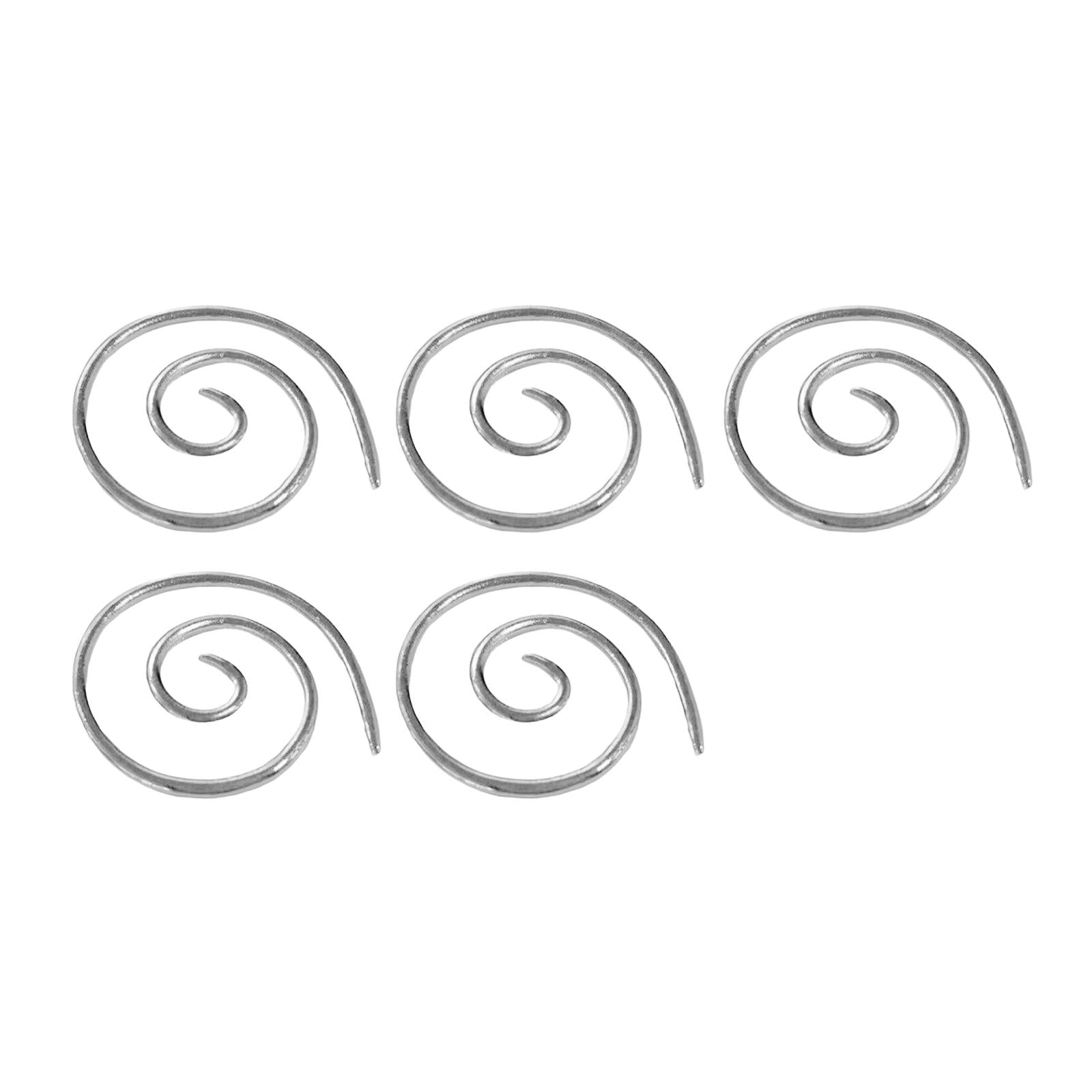 5 Pieces Spiral Cable Knitting Needle Set Iron Needle DIY Beginner