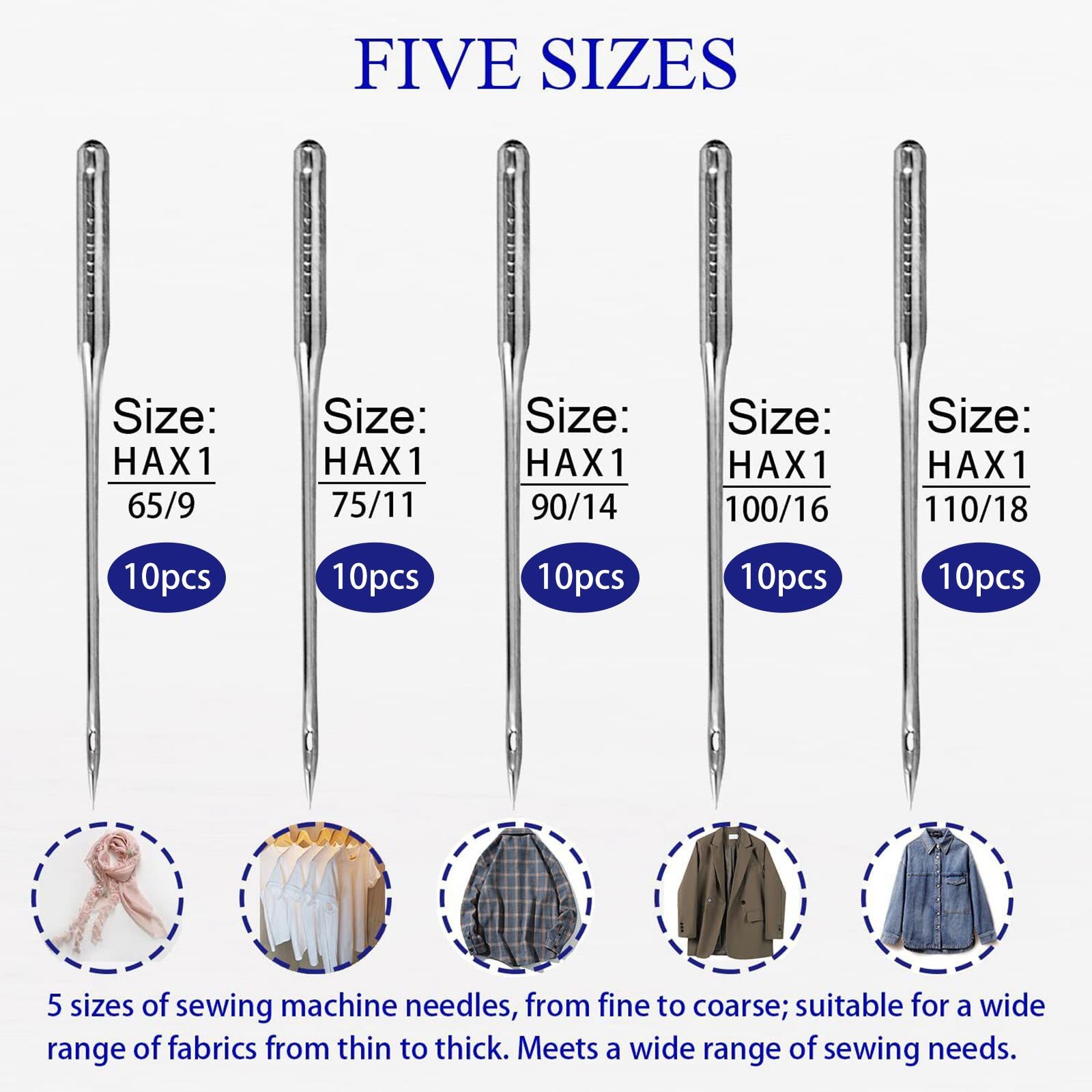 Universal Sewing Machine Needles Bobbins Craft Well Sharpened Parts