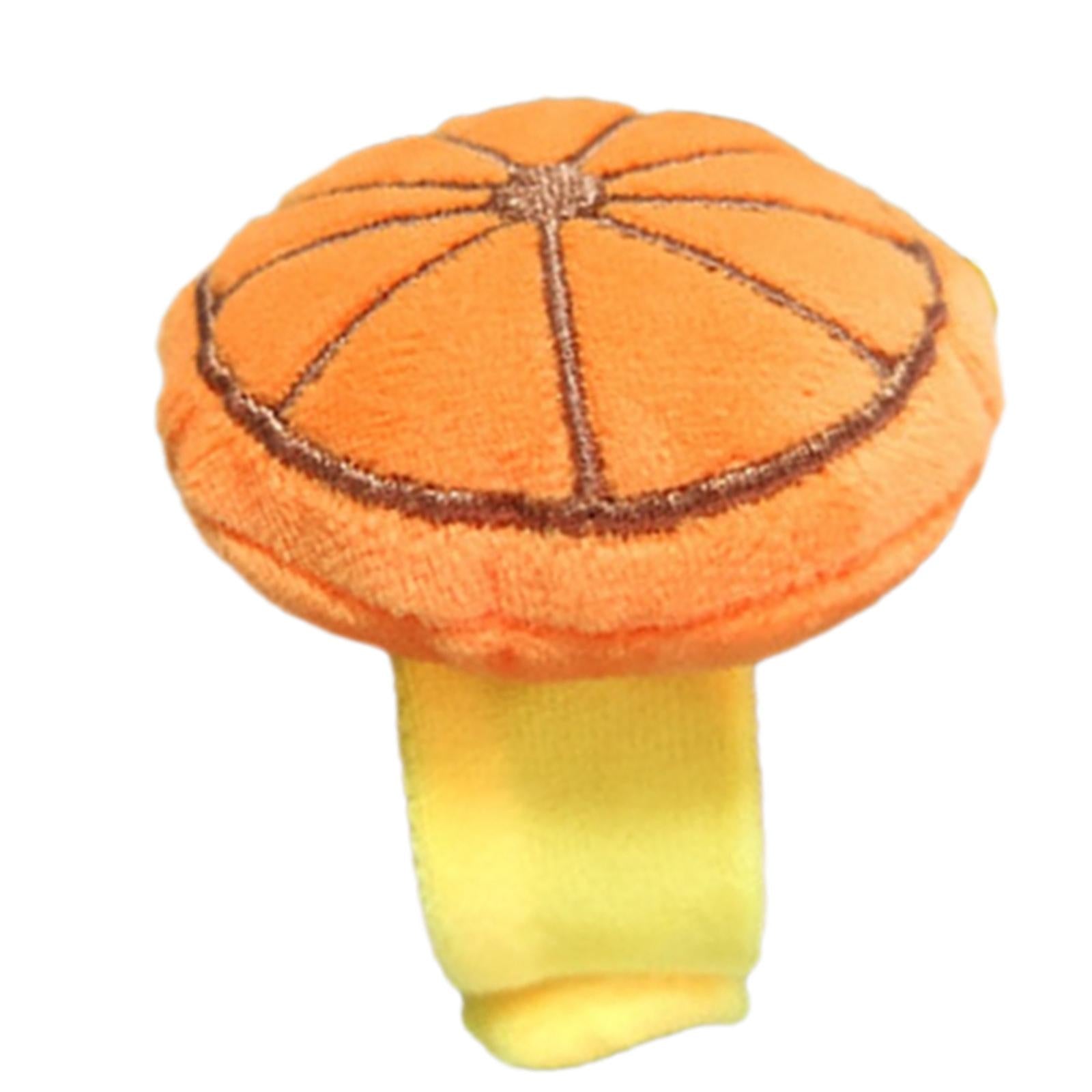 Plush Wrist Pin Cushion Pillow Pincushion Bracelet for Sewing Lemon