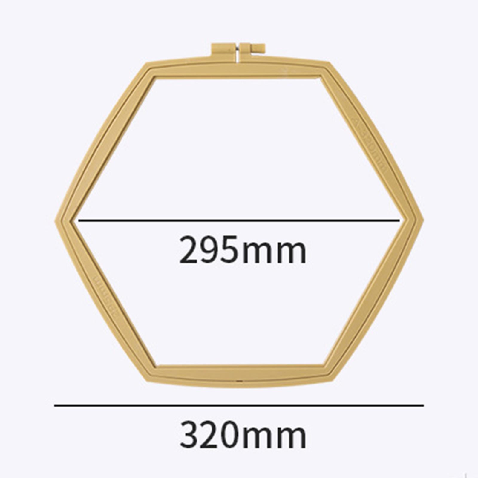 Embroidery Hoop Handy Sewing Cross Stitch Hoop Ring Frame Needlework Crafts 320mm x 295mm