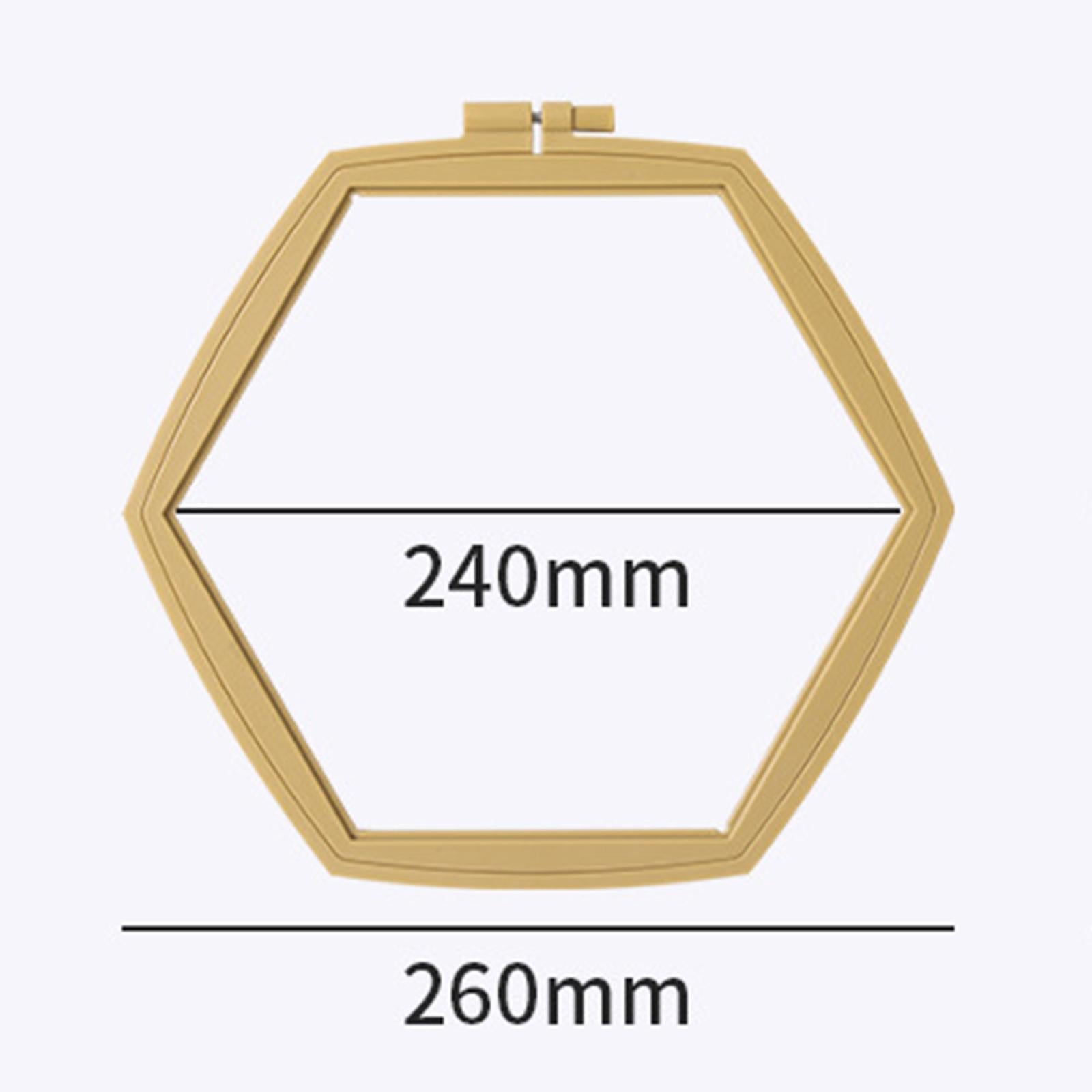 Embroidery Hoop Handy Sewing Cross Stitch Hoop Ring Frame Needlework Crafts 260mm x 240mm