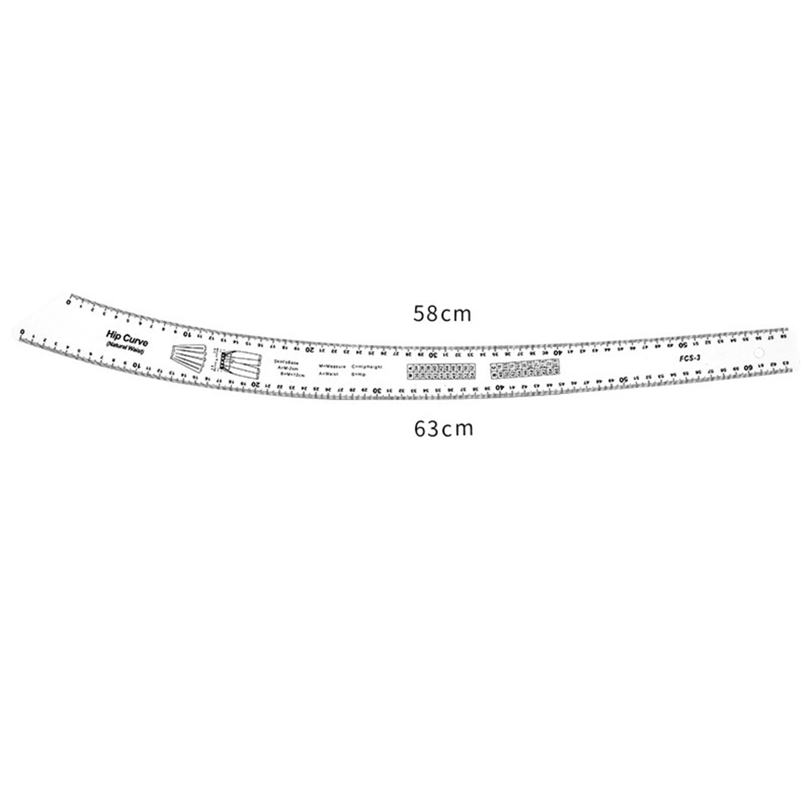Sewing French Curve Ruler Fashion Design Pattern Making Hip Curve