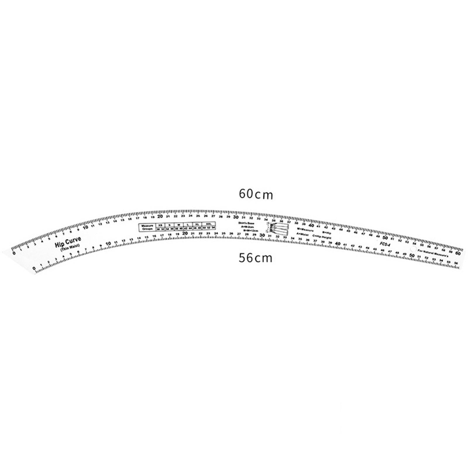 Sewing French Curve Ruler Fashion Design Pattern Making Thin Waist Hip