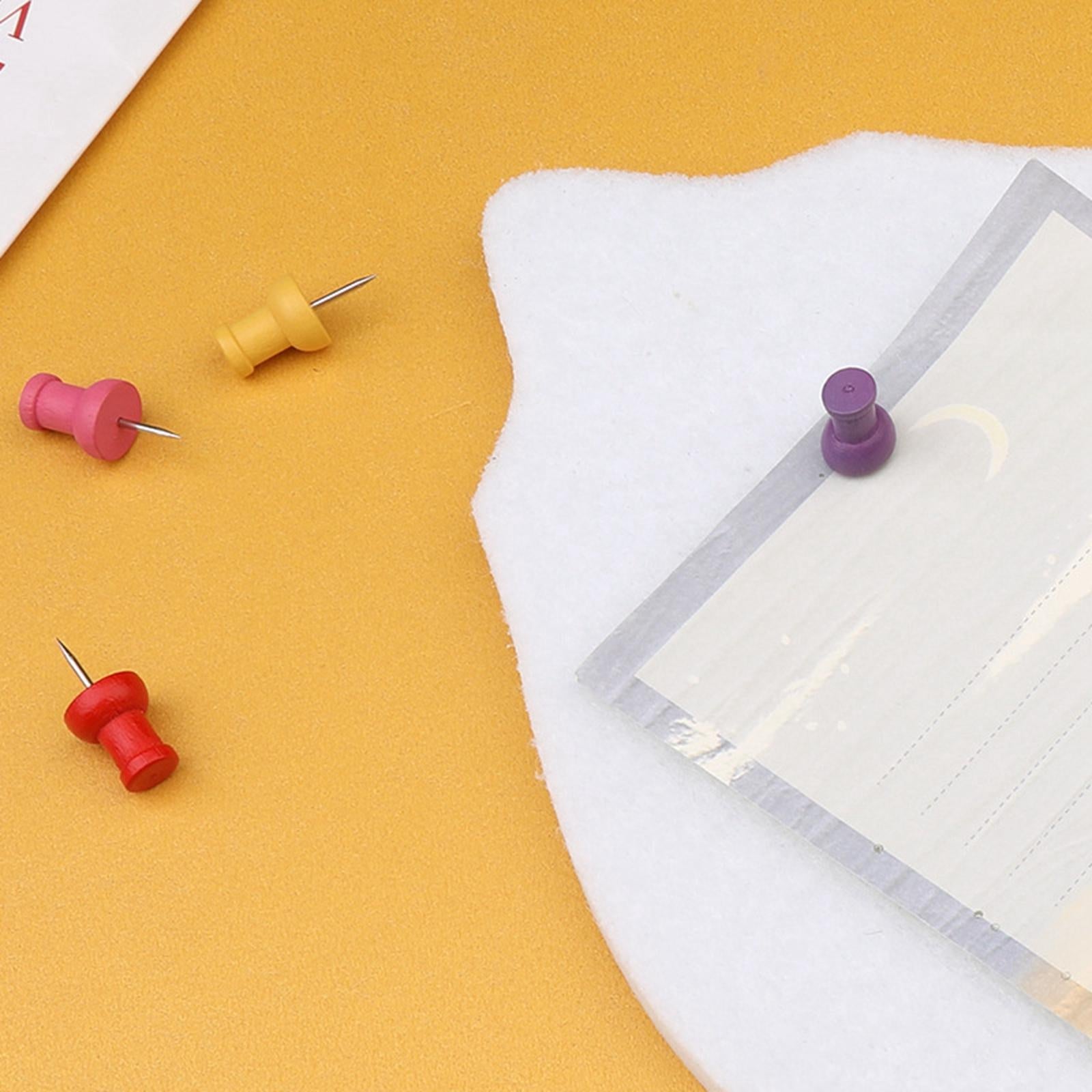 12/15 Grids Push Pins Thumbtacks Plastic Head for Home Fabric Marking Office 15 Grids
