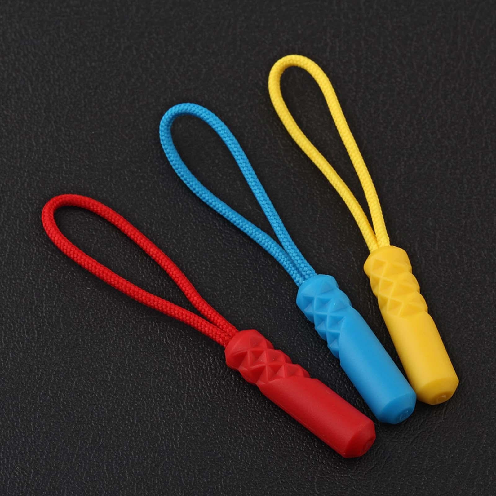 30x Zip Puller Zipper Pulls Cord Fastener Slider Backpack Jacket Replacement