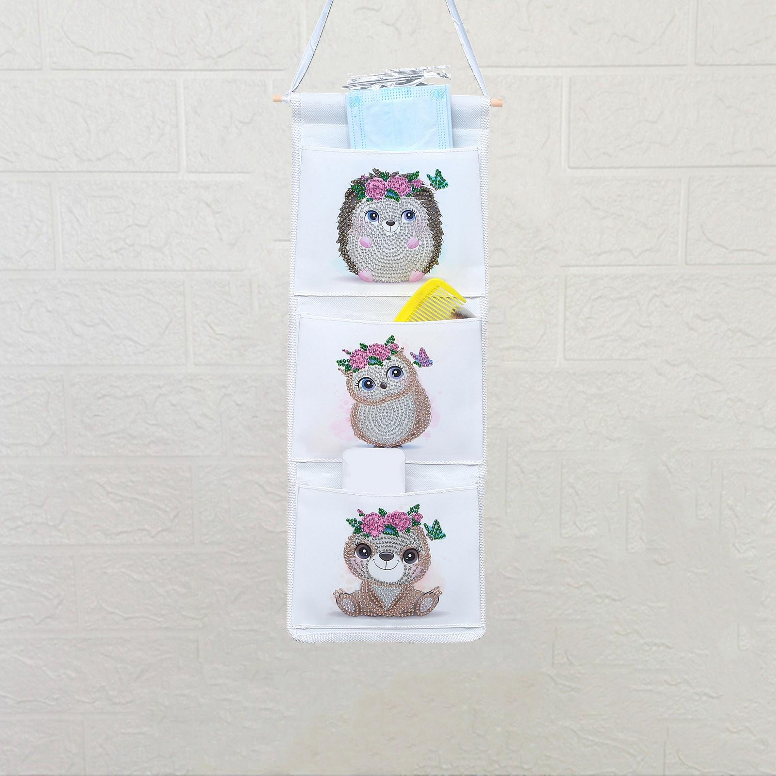 Diamond Painting DIY Hanging Bag Kits Multifunctional Ornament for Door C