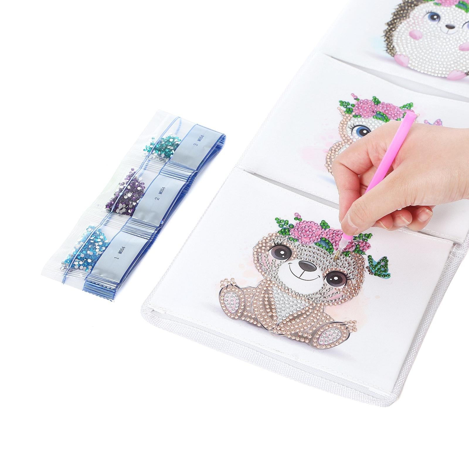 Diamond Painting DIY Hanging Bag Kits Multifunctional Ornament for Door C