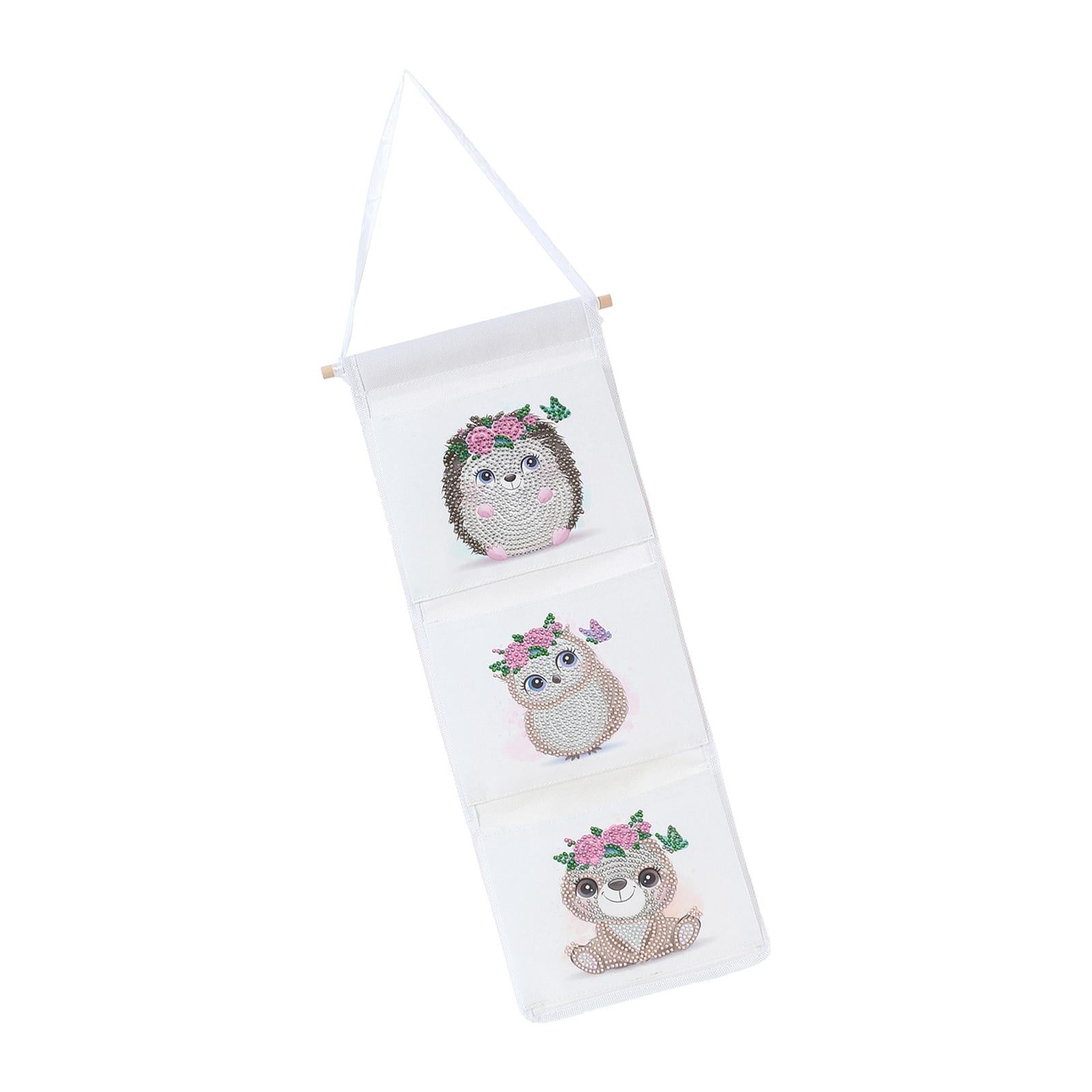 Diamond Painting DIY Hanging Bag Kits Multifunctional Ornament for Door C