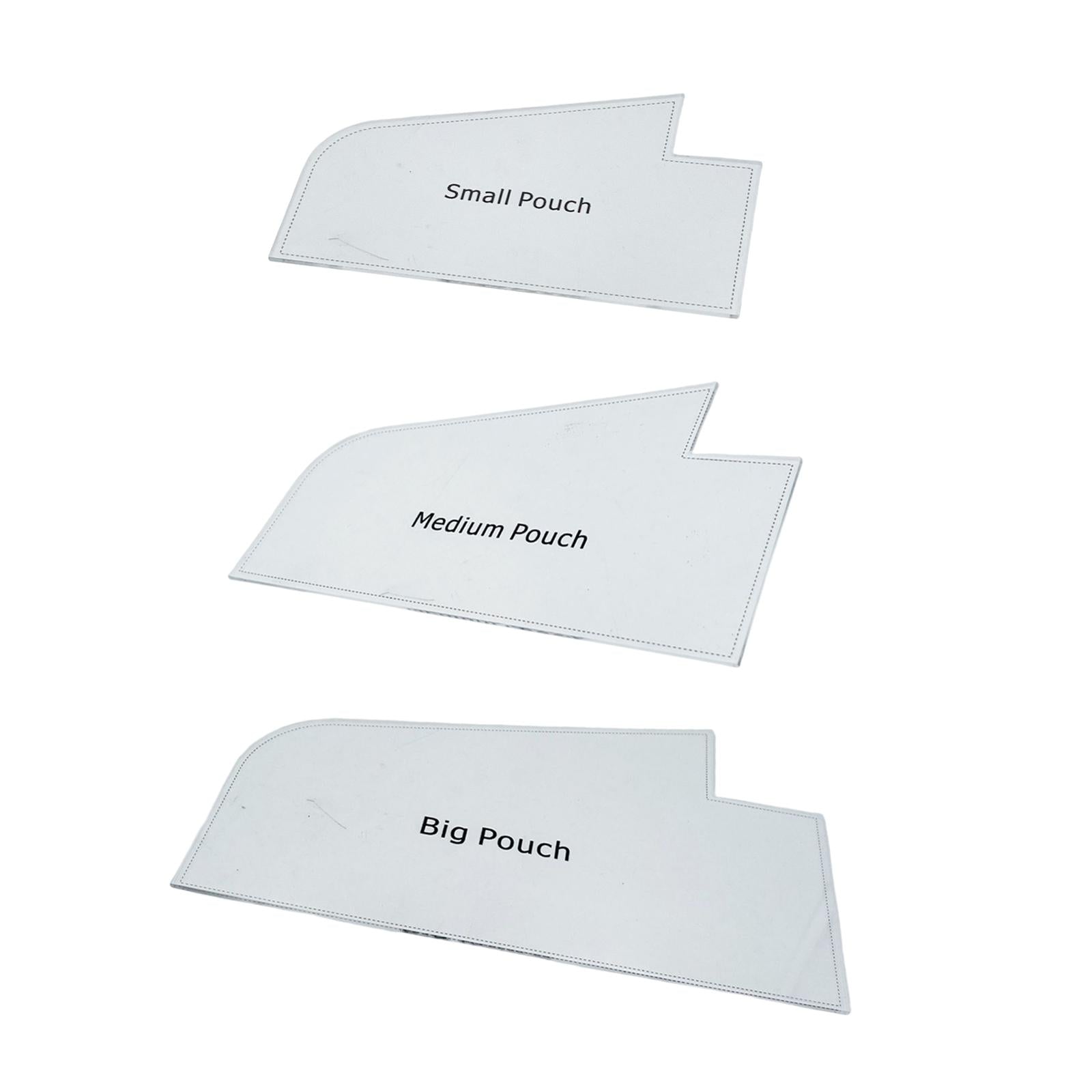 Acrylic Template Transparent Quilting Ruler for Cute Bag Flying Geese Pouch S
