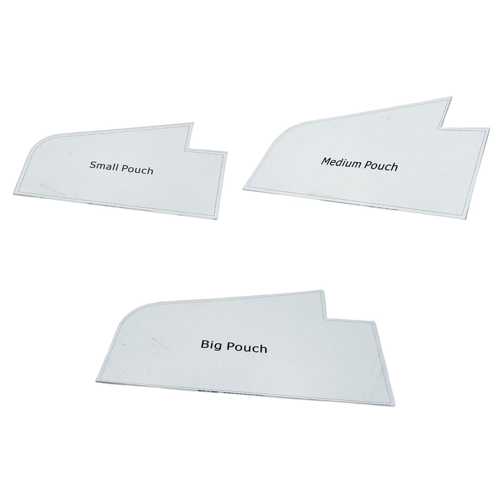 Acrylic Template Transparent Quilting Ruler for Cute Bag Flying Geese Pouch S