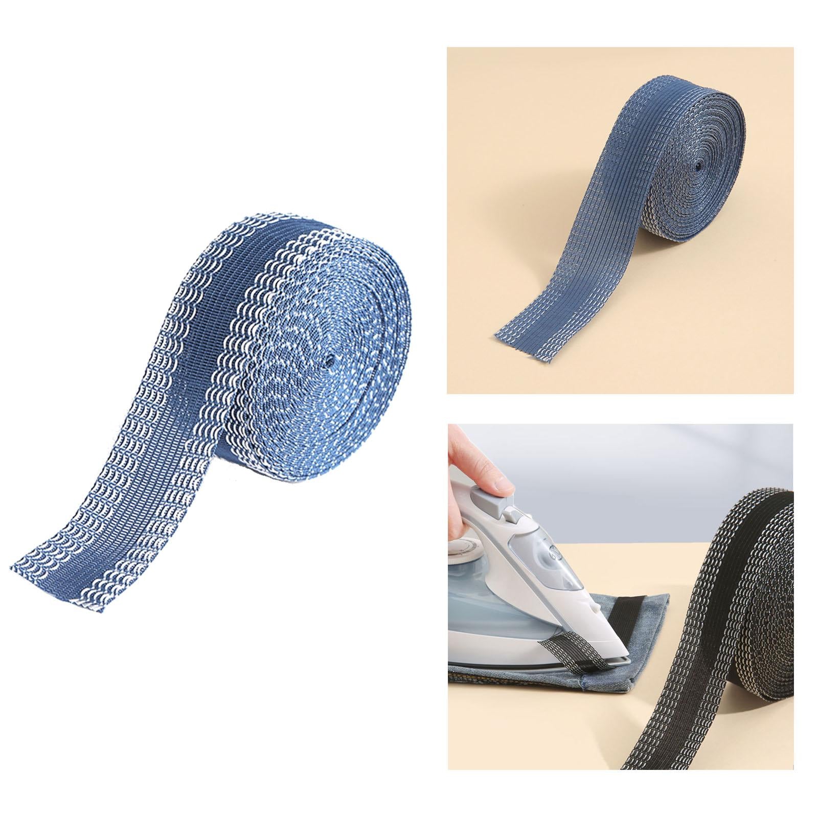 Pant Mouth Paste Adhesive Iron On Tape for Suit Pants Jeans Garment Blue