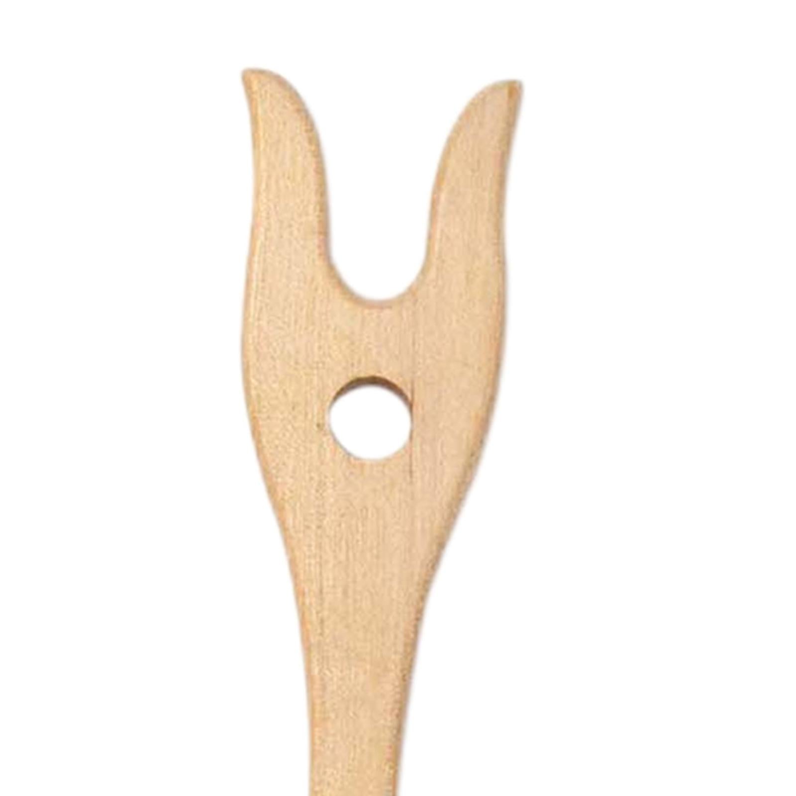 Knitting Fork Braiding Tool DIY Wooden Gift Accessories for Cordmaking