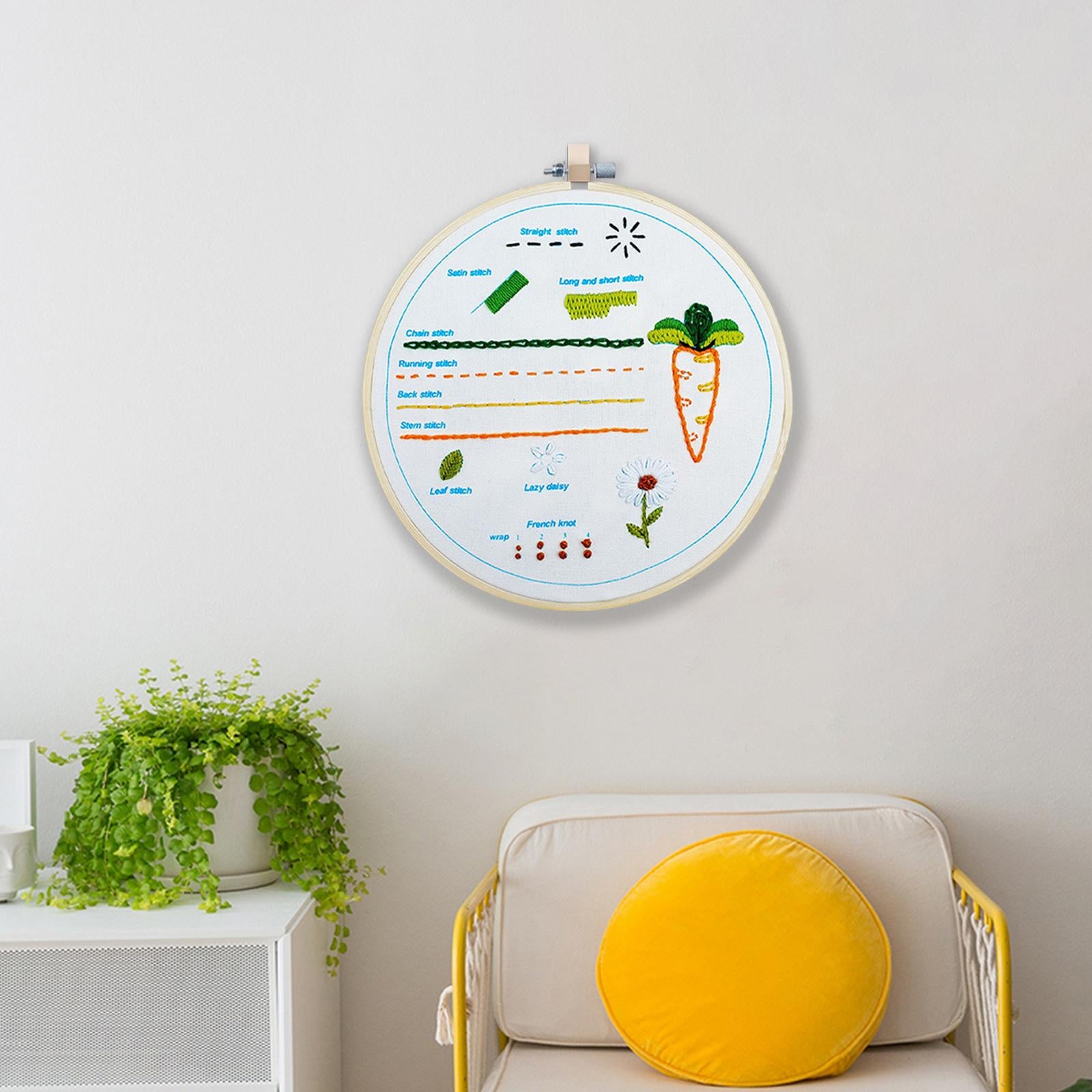Embroidery Starter Kit Different Stitches Patterns for Adults