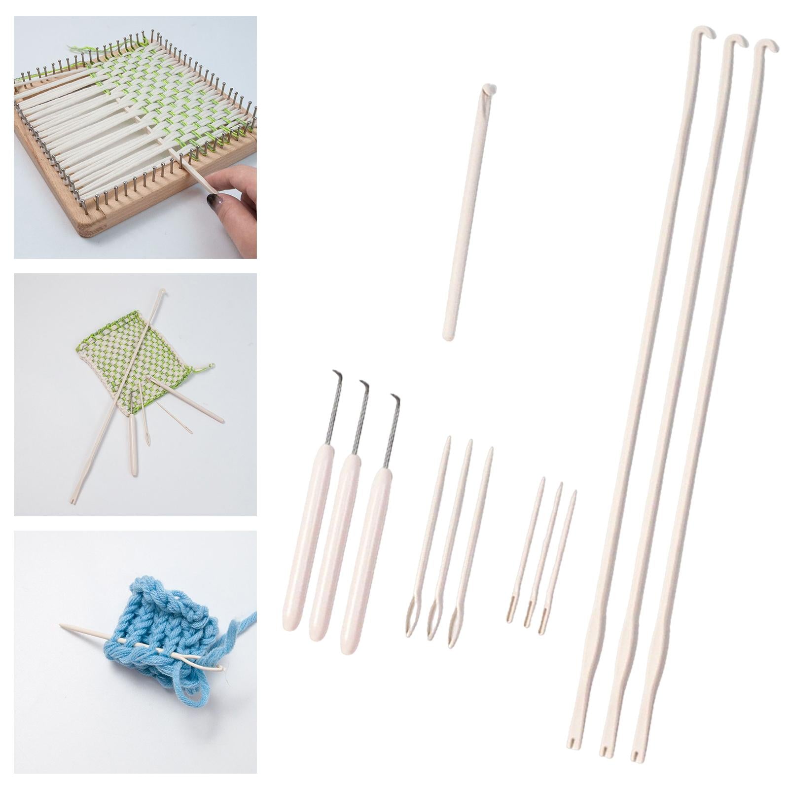 Knitting Loom Needles Craft Kits Flexible for Scarfs Shawls Hats