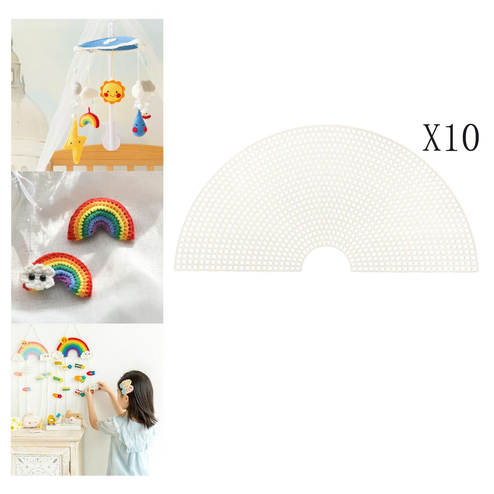 Plastic mesh Sheets Bag Making Knitting Mesh Sheets DIY Bag Tool A