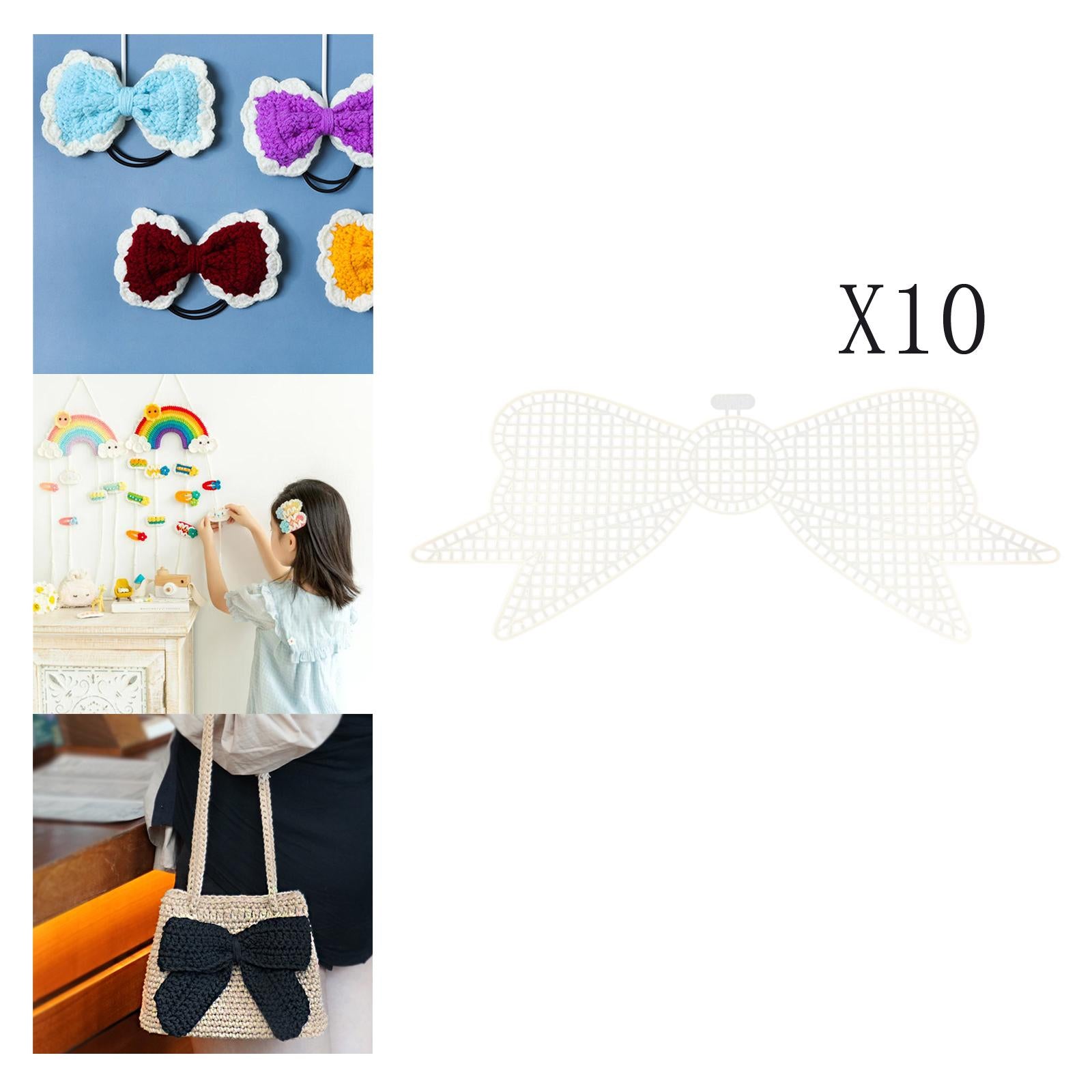 Plastic mesh Sheets Bag Making Knitting Mesh Sheets DIY Bag Tool C