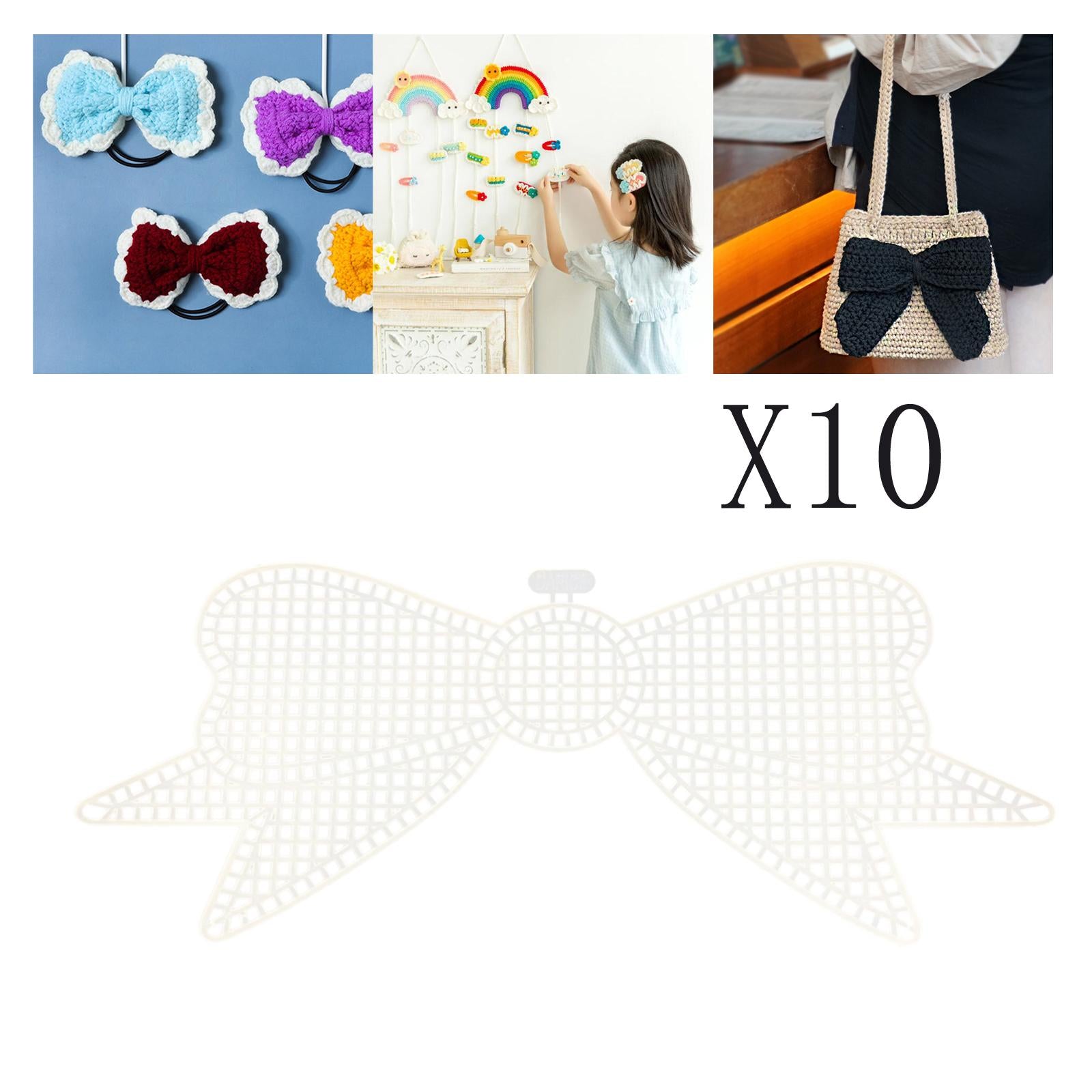 Plastic mesh Sheets Bag Making Knitting Mesh Sheets DIY Bag Tool C