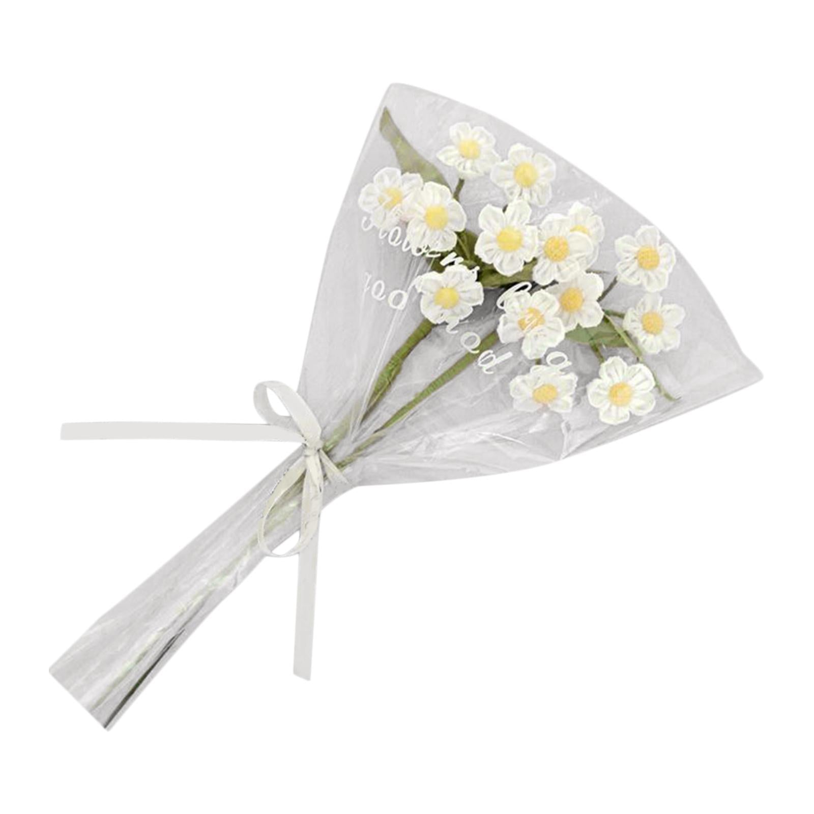 Artificial Flowers Combo Unassembled Wedding Rehearsal for Halloween Office White