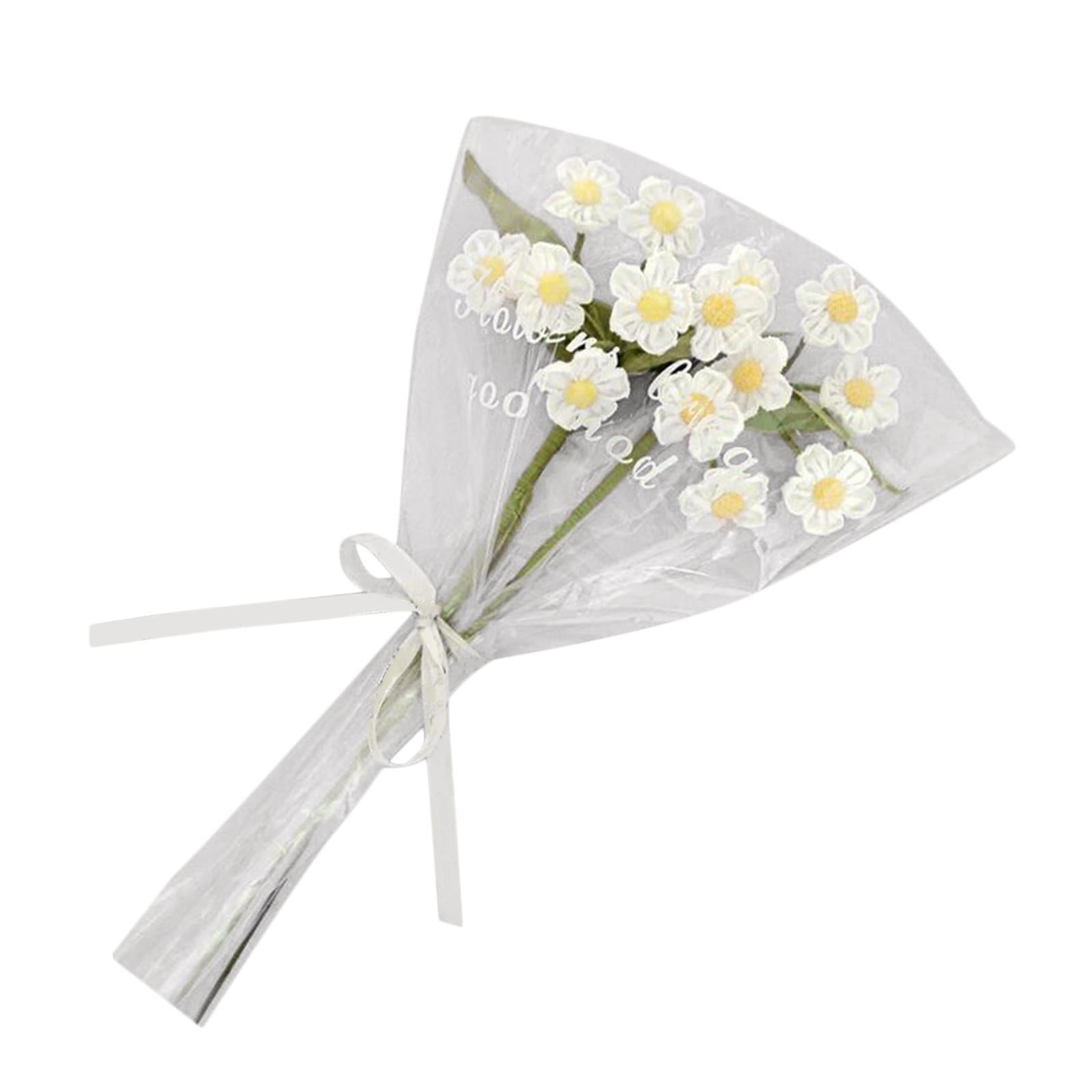Artificial Flowers Combo Unassembled Wedding Rehearsal for Halloween Office White