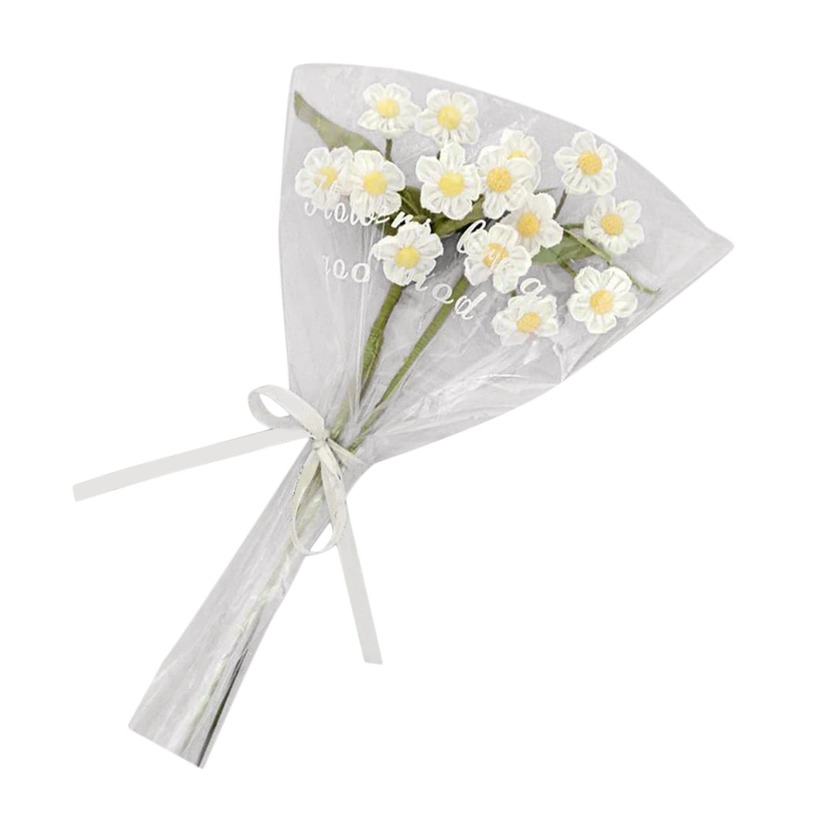 Artificial Flowers Combo Unassembled Wedding Rehearsal for Halloween Office White