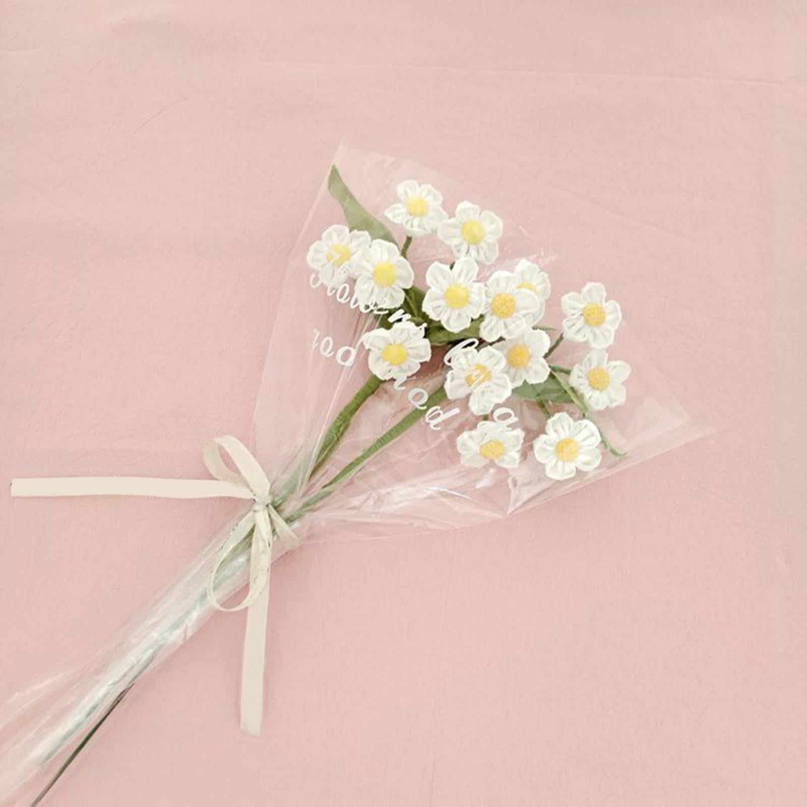 Artificial Flowers Combo Unassembled Wedding Rehearsal for Halloween Office White