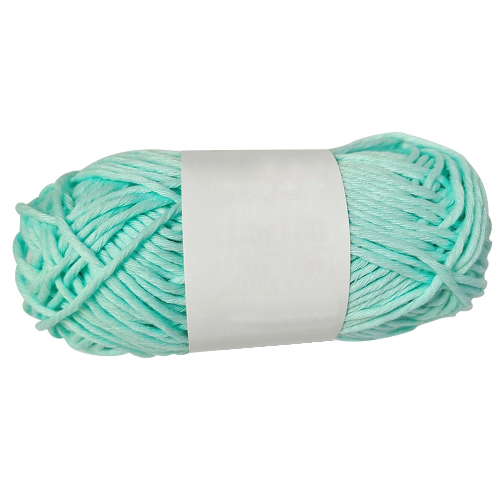 Creative Luminous Yarn DIY Weave 70Meters 2mm for Knitting Crochet Carpet Blue