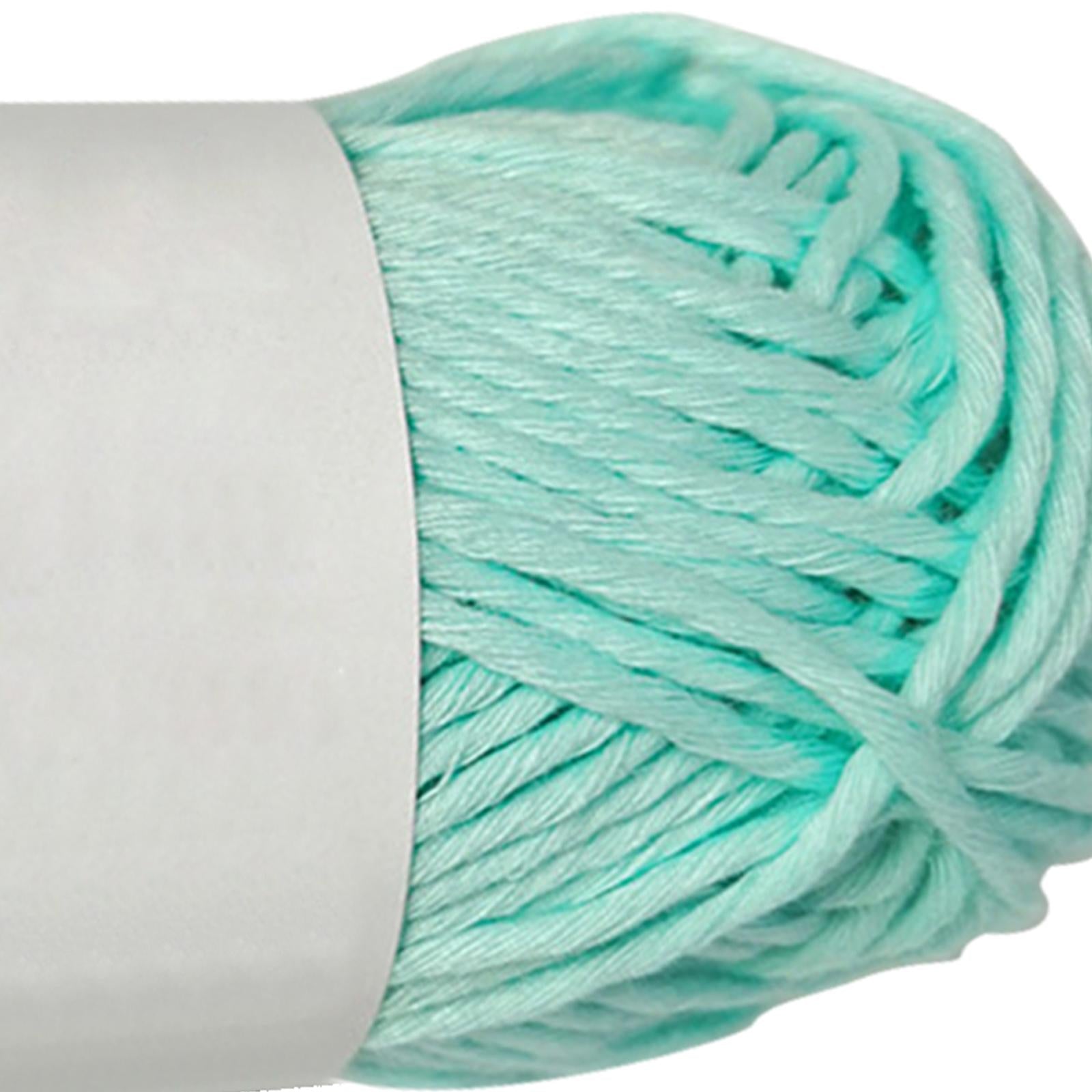Creative Luminous Yarn DIY Weave 70Meters 2mm for Knitting Crochet Carpet Blue