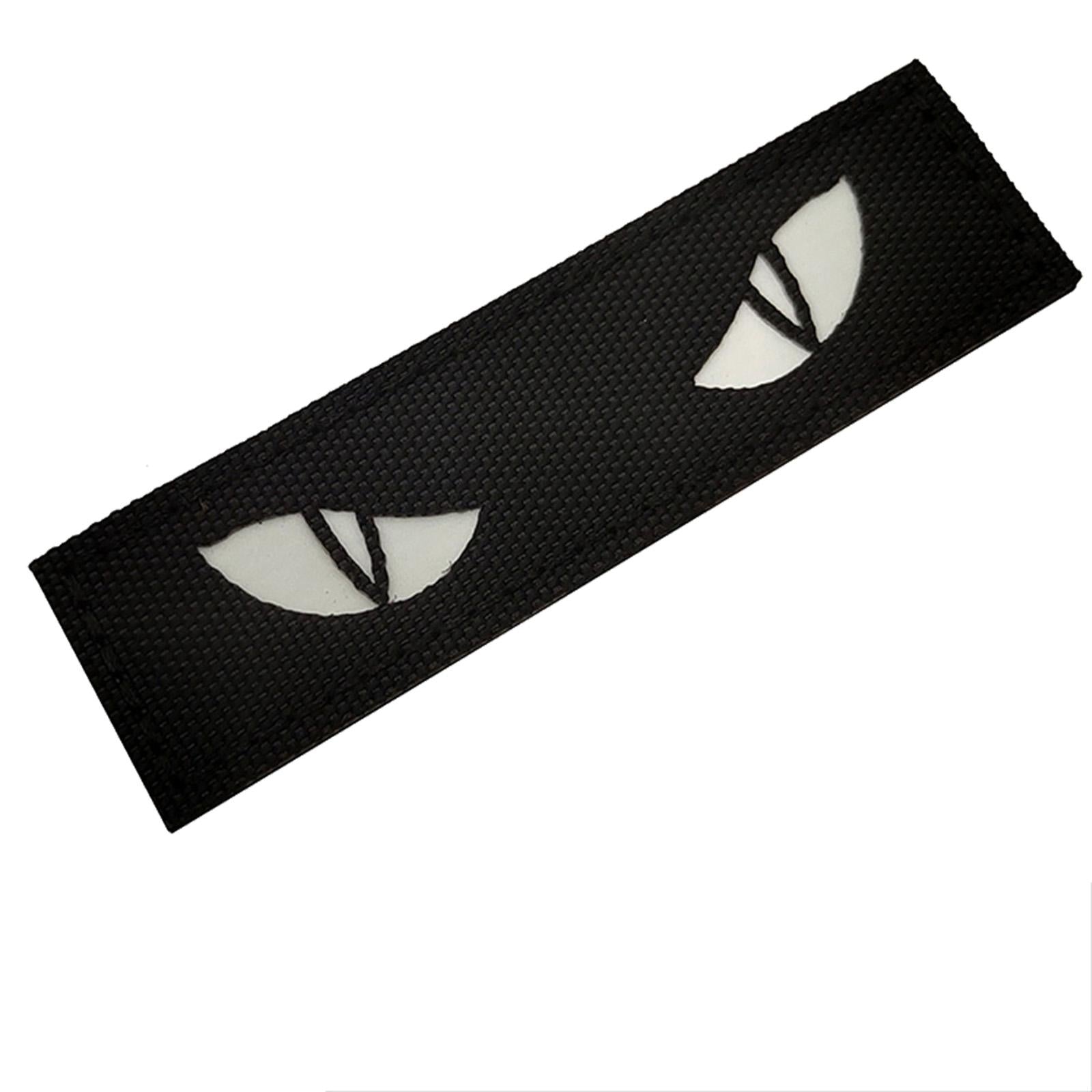 Cat Eye Patches of Morale Glow The Dark Armband Badges for Helmet Bags Black
