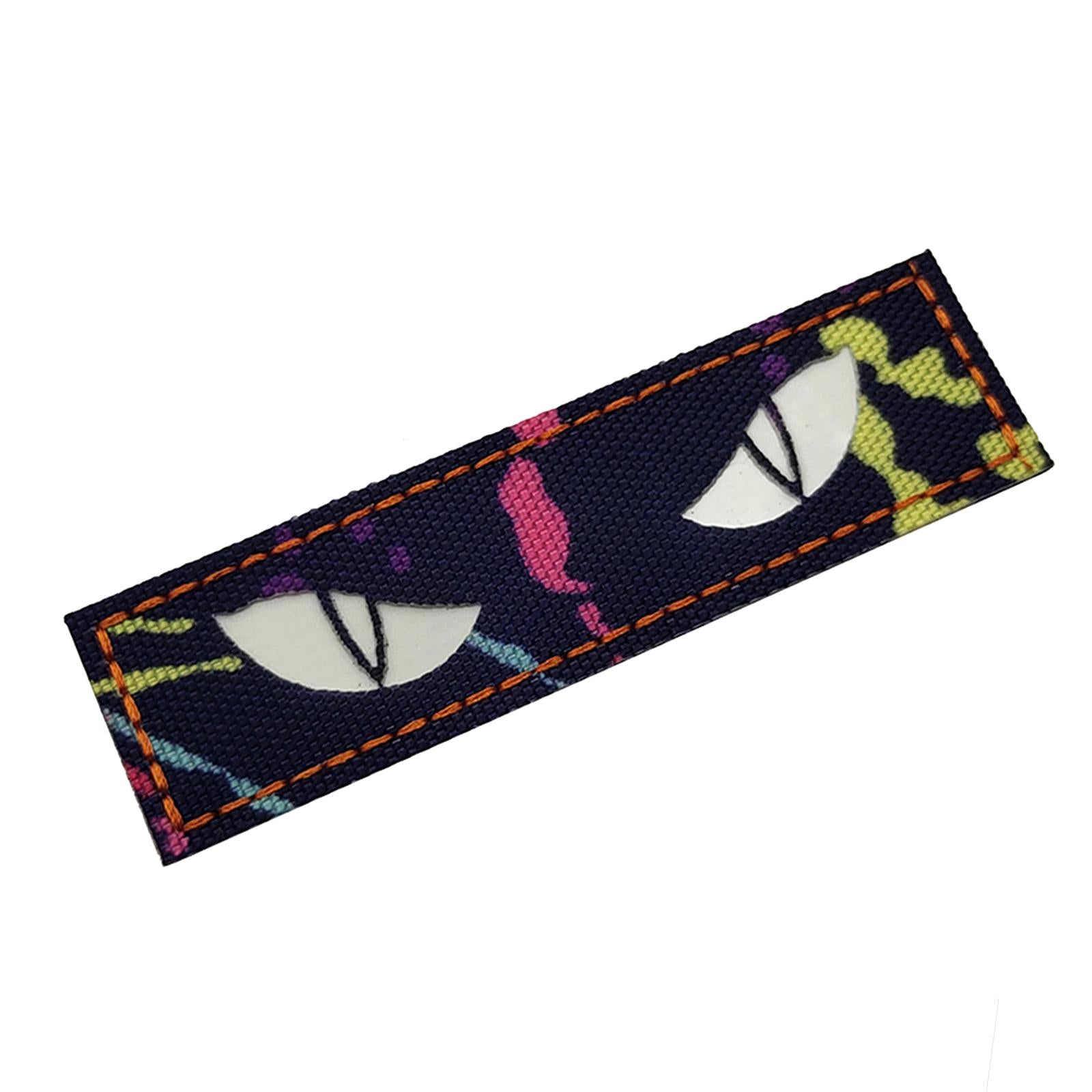 Cat Eye Patches of Morale Glow The Dark Armband Badges for Helmet Bags Blue