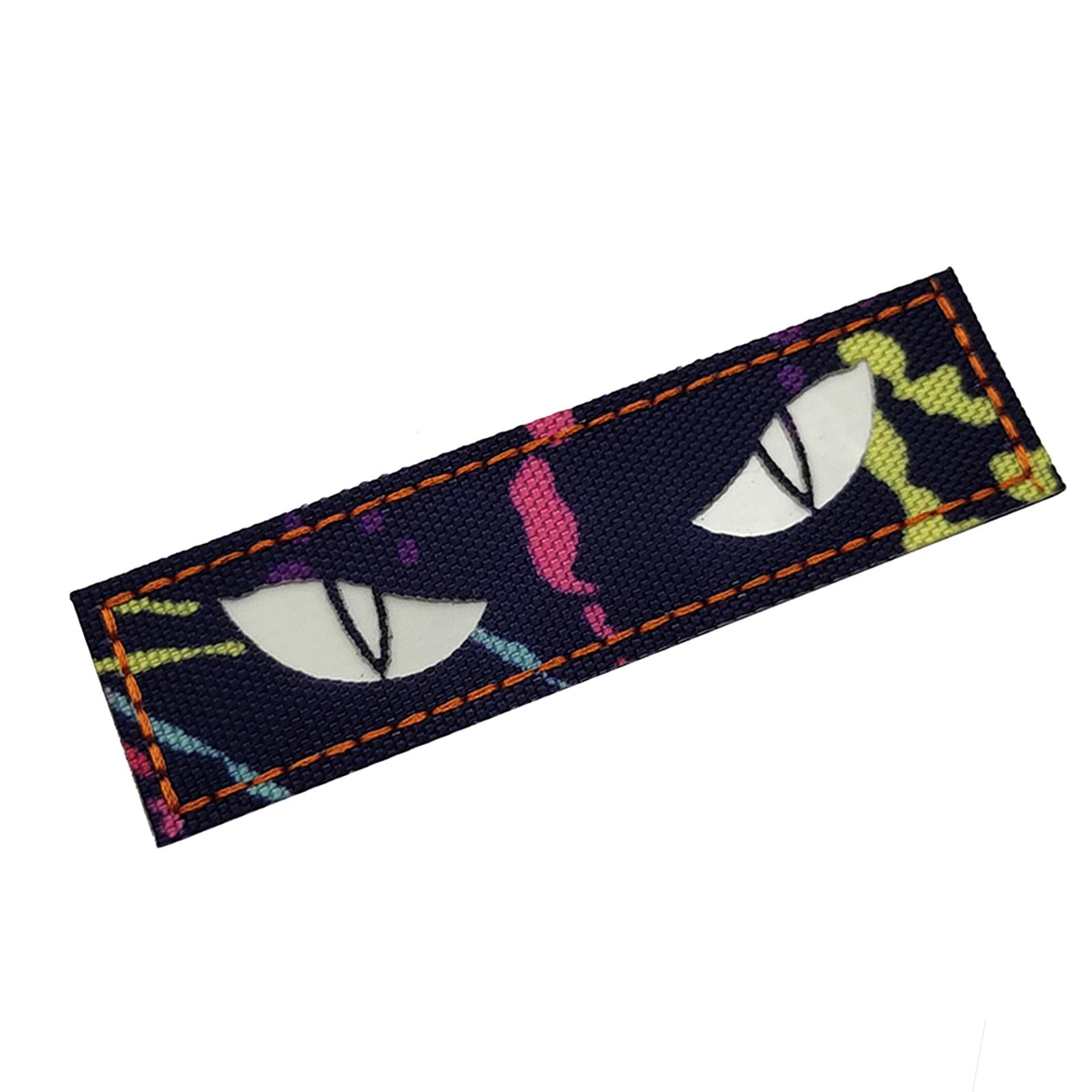 Cat Eye Patches of Morale Glow The Dark Armband Badges for Helmet Bags Blue