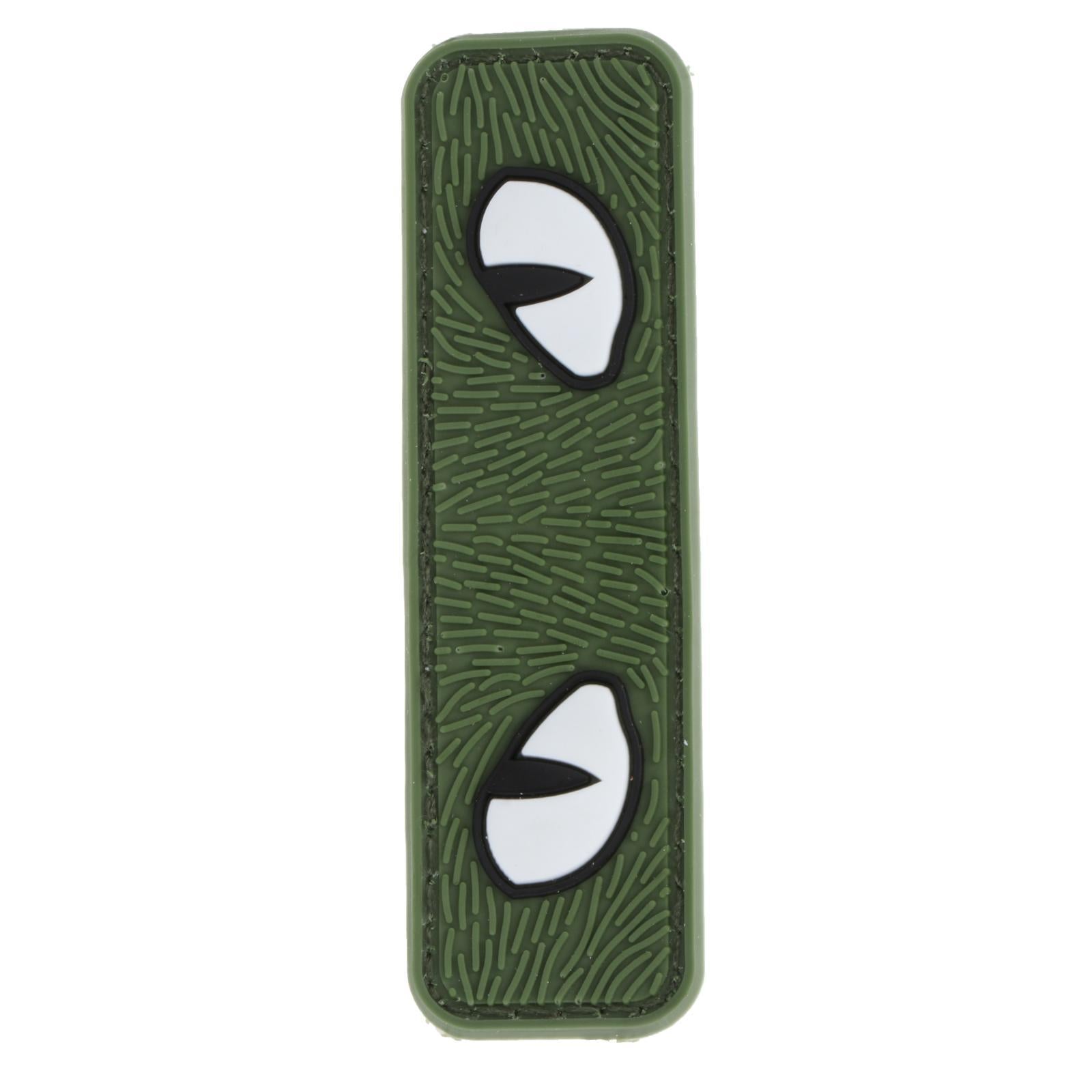 Glowing Cat Eye Patches Badges Fasteners Armband for Hats Helmet Outdoor Green