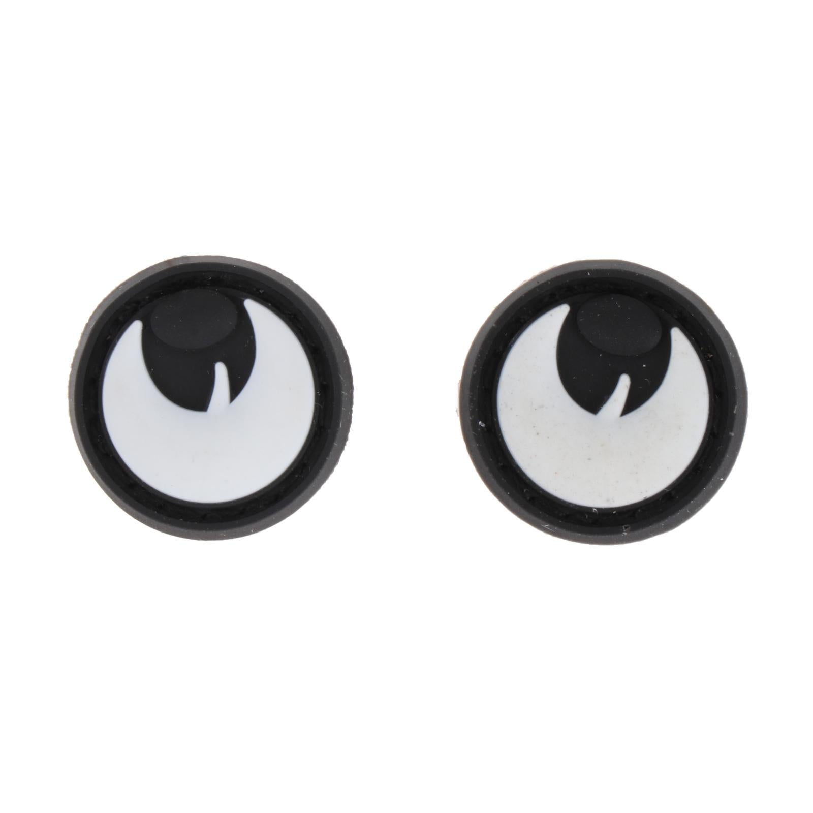 Glowing Cat Eye Patches Badges Fasteners Armband for Hats Helmet Outdoor Round