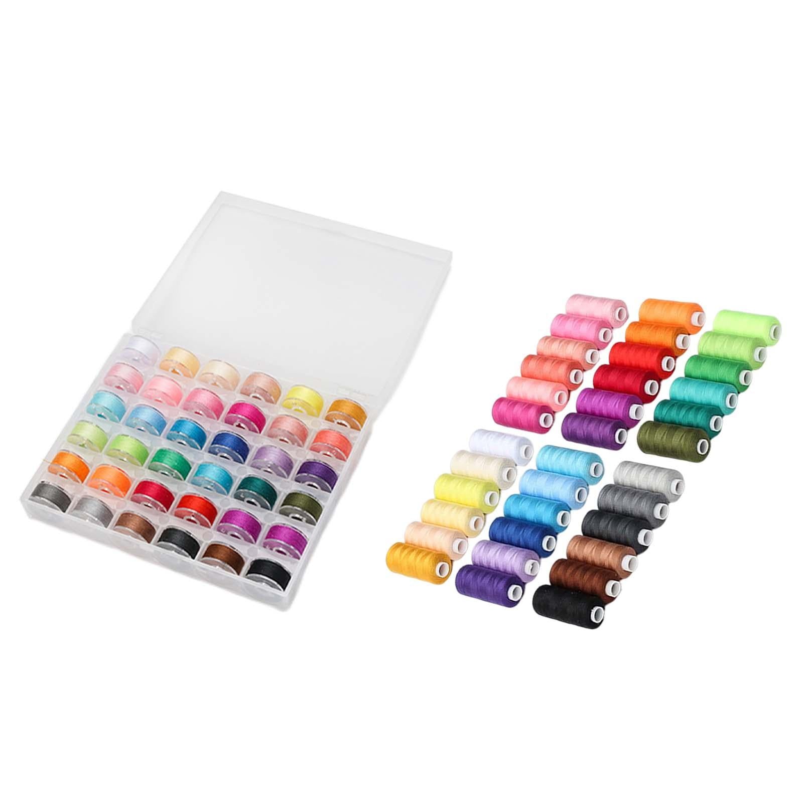 36Pcs Sewing Prewound Bobbins Set for Multiple Sewing Machine Hand Sewing