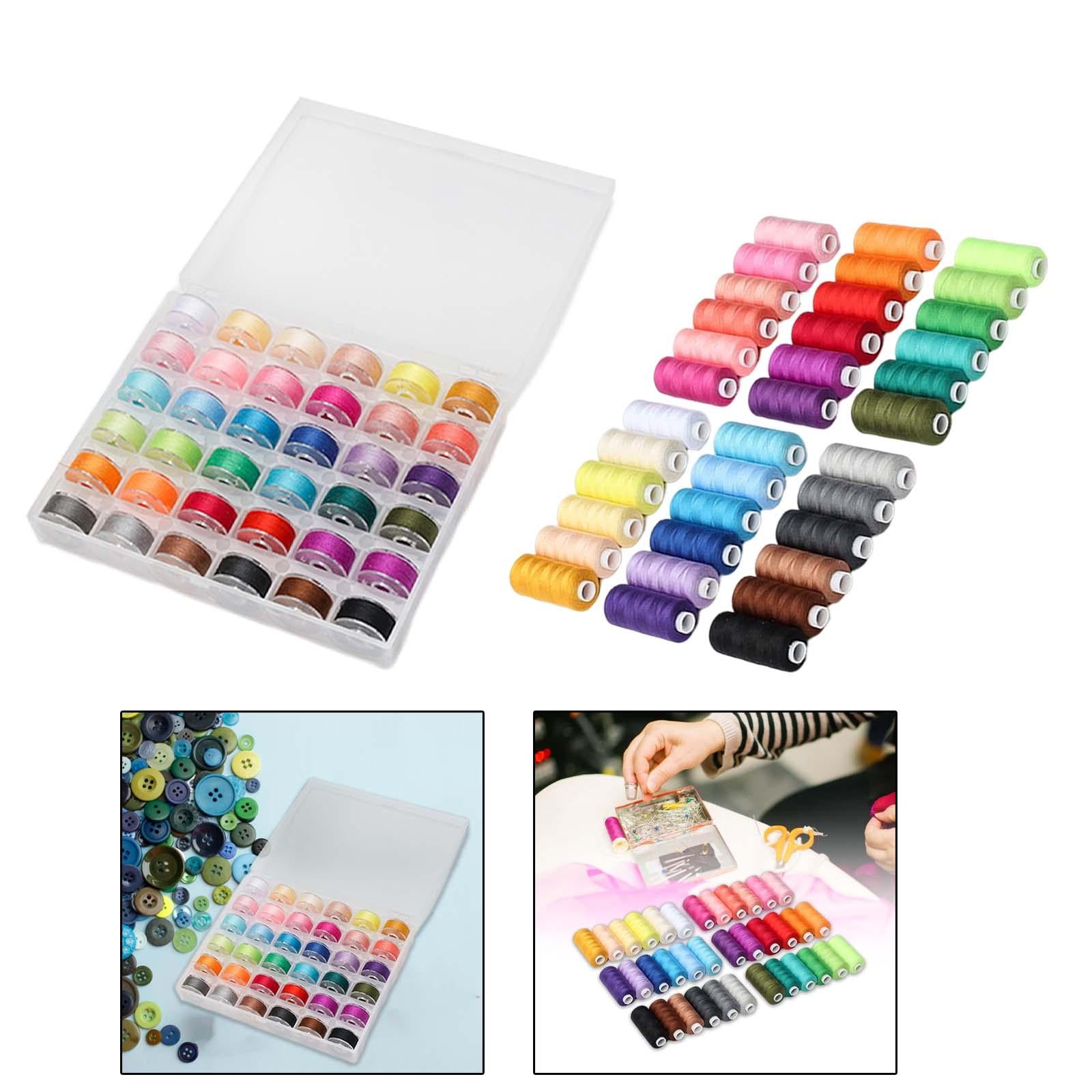 36Pcs Sewing Prewound Bobbins Set for Multiple Sewing Machine Hand Sewing