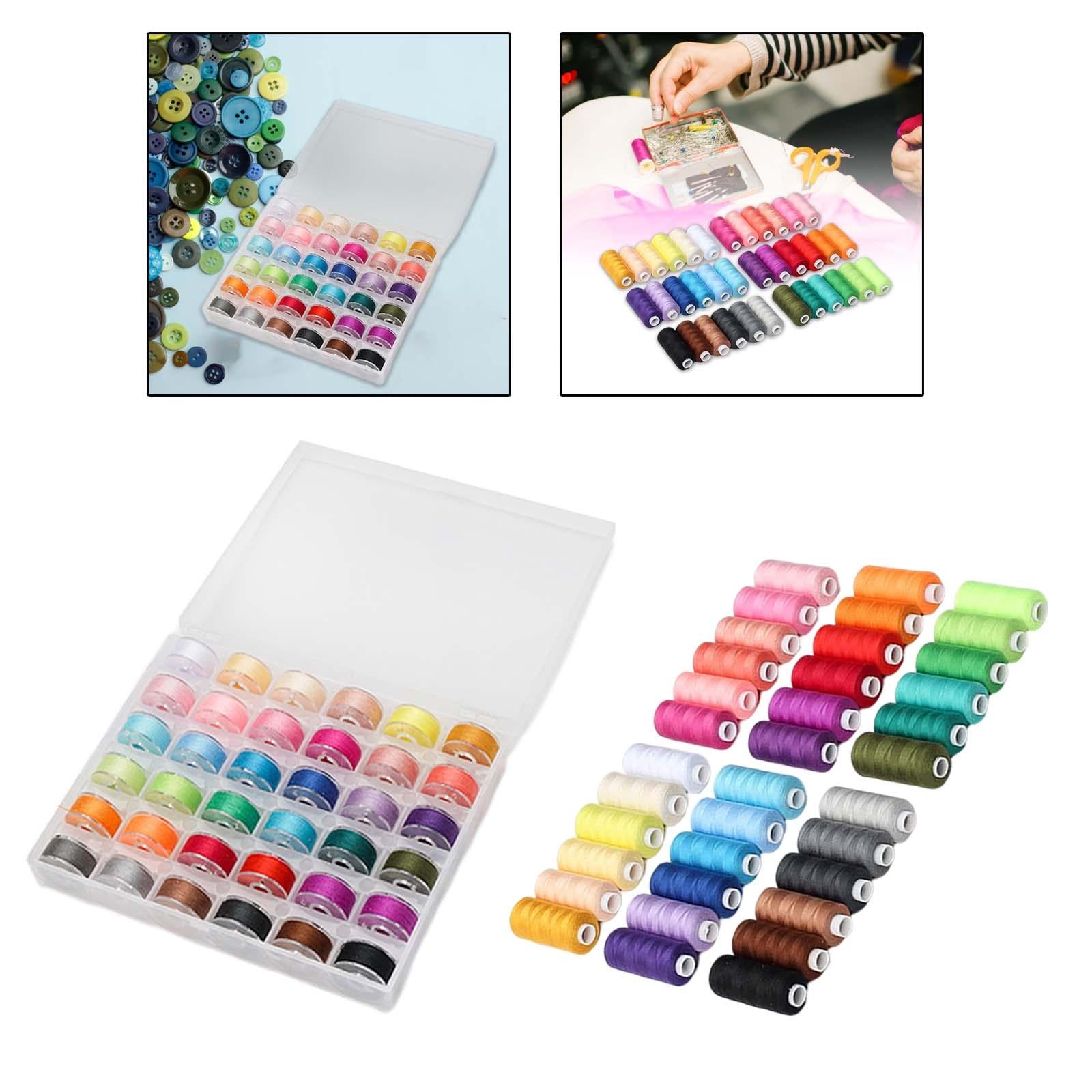 36Pcs Sewing Prewound Bobbins Set for Multiple Sewing Machine Hand Sewing