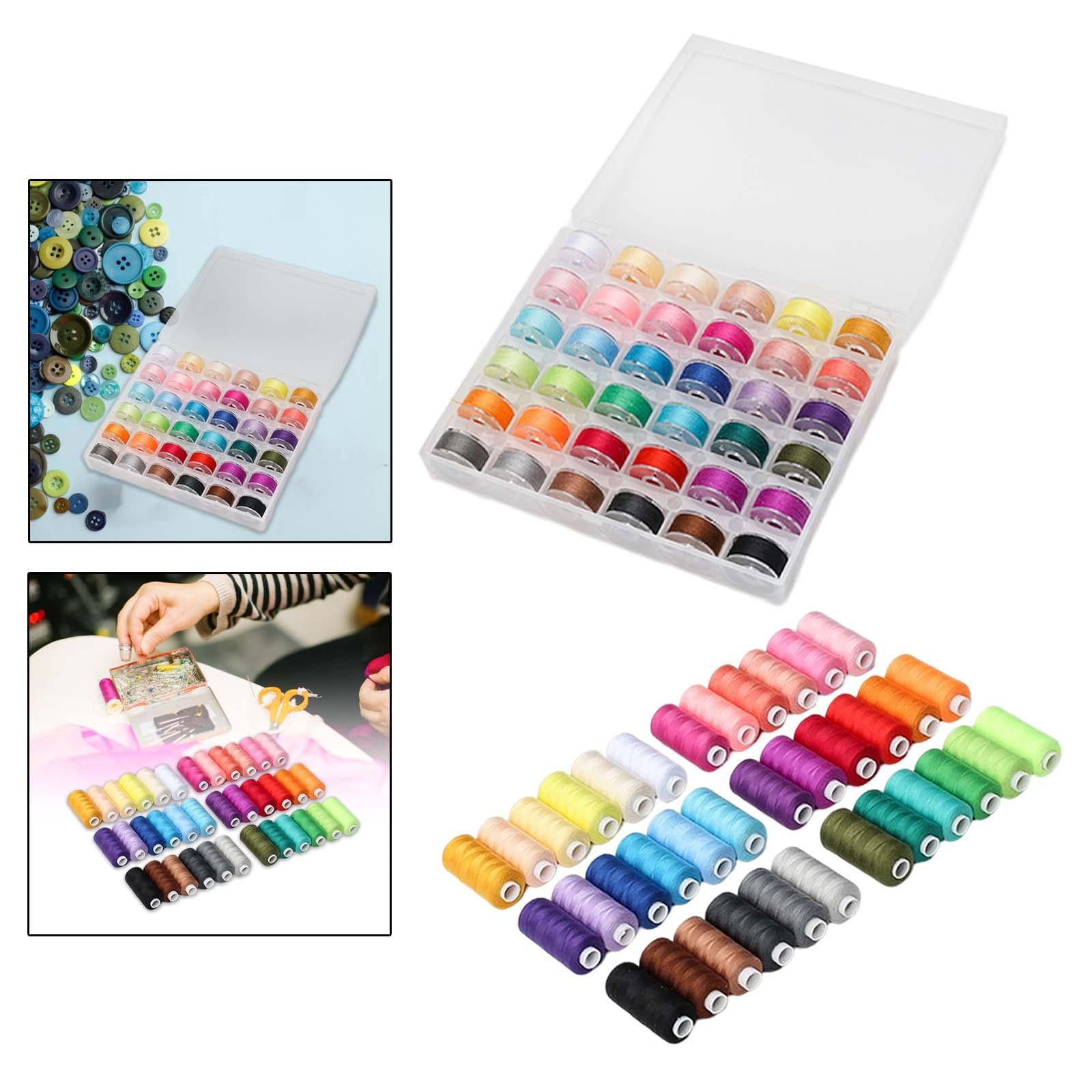 36Pcs Sewing Prewound Bobbins Set for Multiple Sewing Machine Hand Sewing