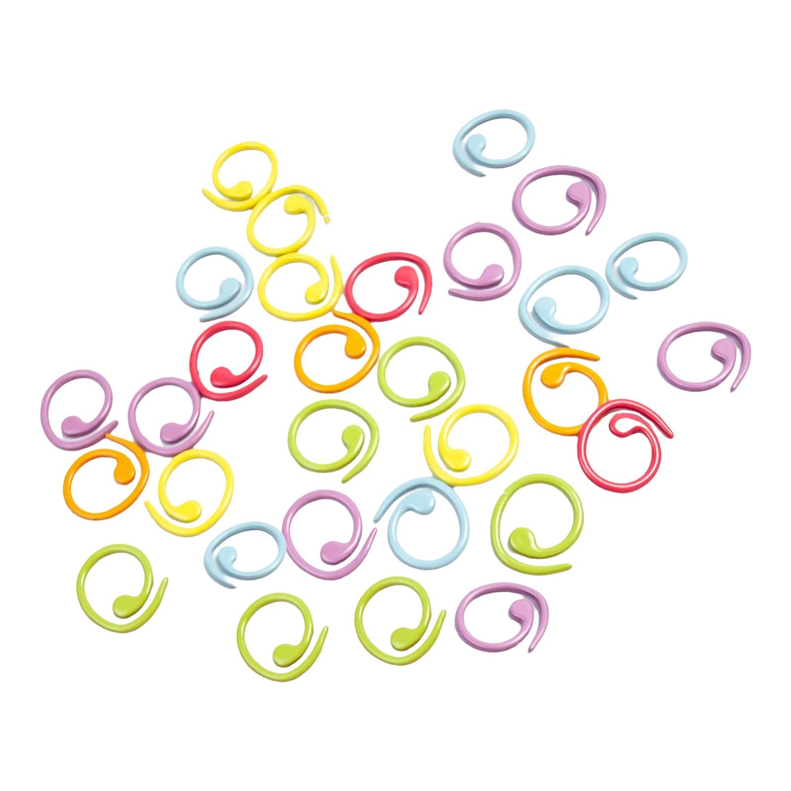 30Pcs Stitch Marker Ring Mixed colorful ring Marker for DIY Handmade Craft