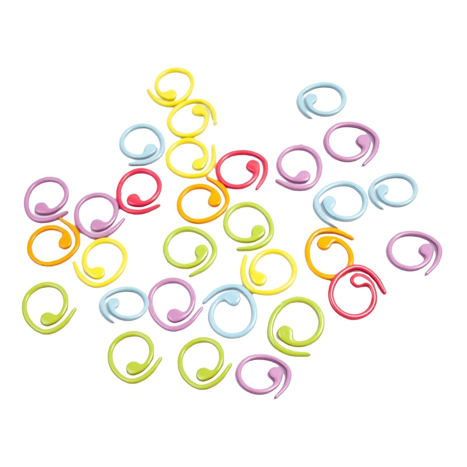 30Pcs Stitch Marker Ring Mixed colorful ring Marker for DIY Handmade Craft