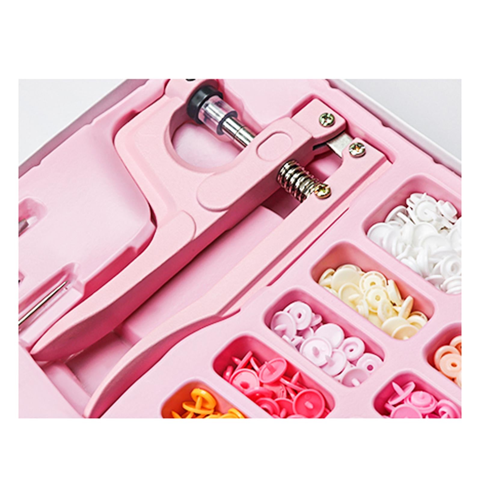 Snap Buttons Snap Fasteners Kit Press Studs with Snap Pliers Crafting Round