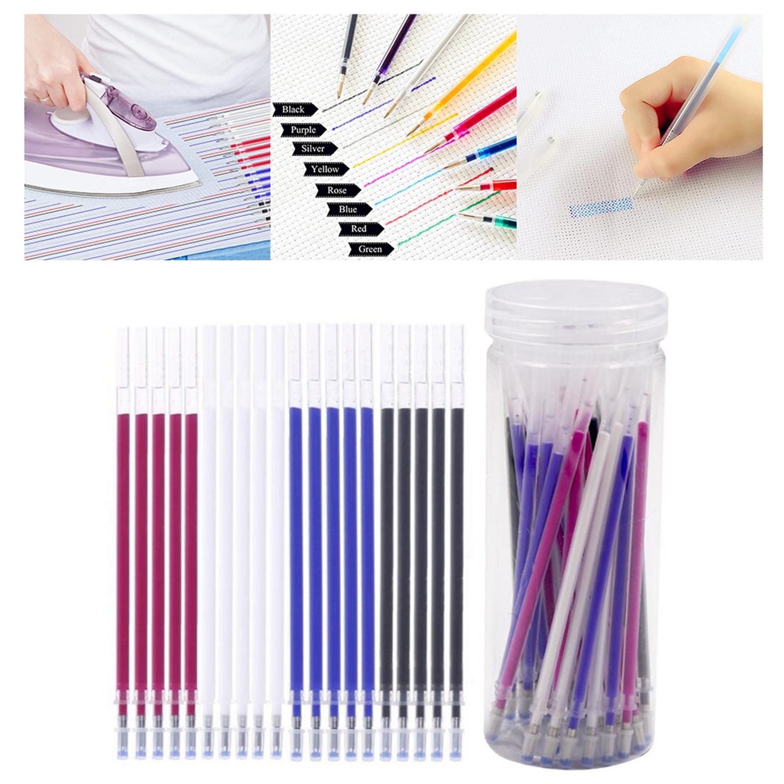 Heat Erasable Pen Refills Fabric Marker Refills Vanishing 50Pieces