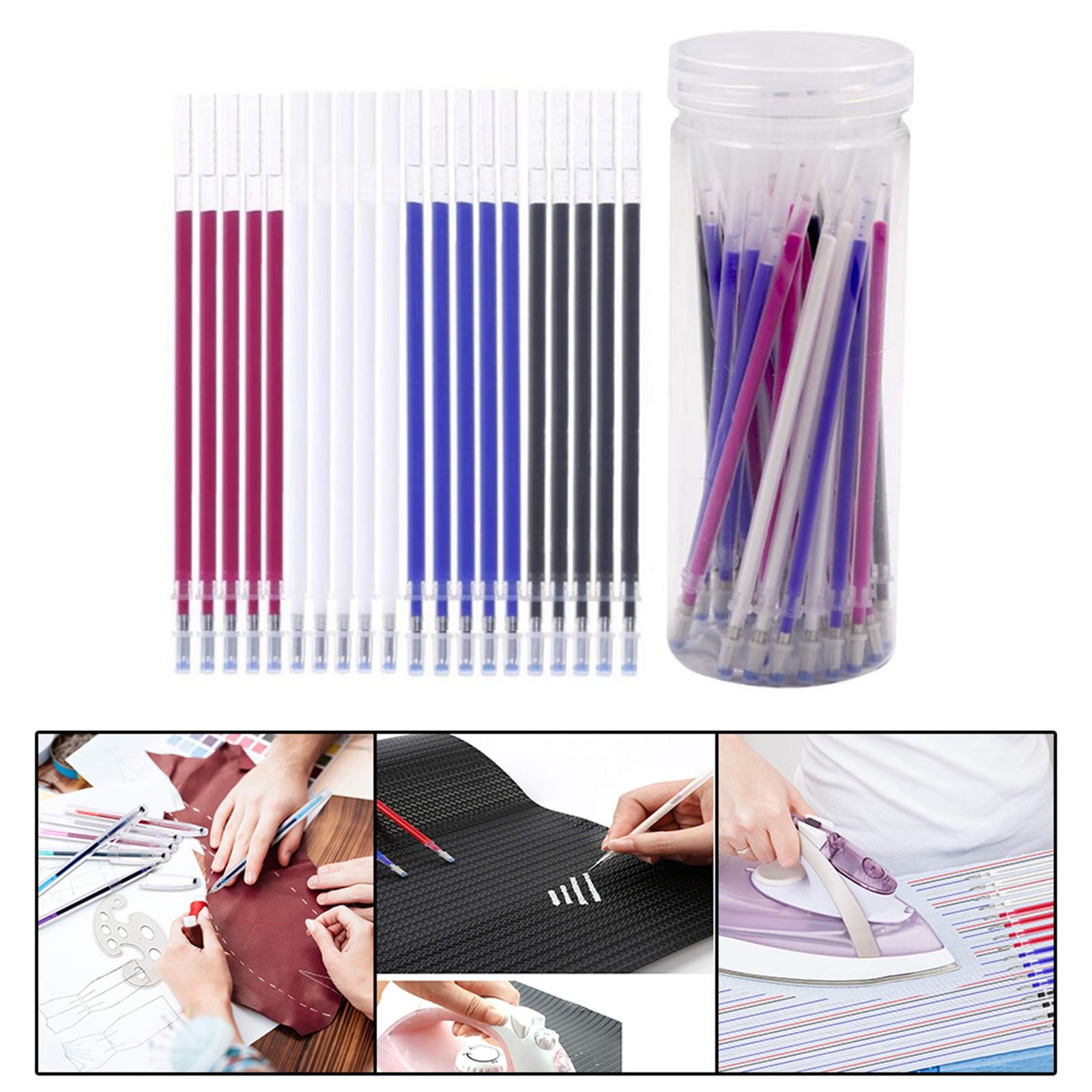 Heat Erasable Pen Refills Fabric Marker Refills Vanishing 50Pieces