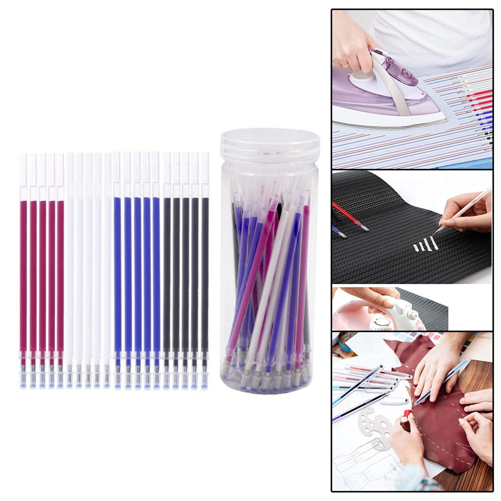 Heat Erasable Pen Refills Fabric Marker Refills Vanishing 50Pieces