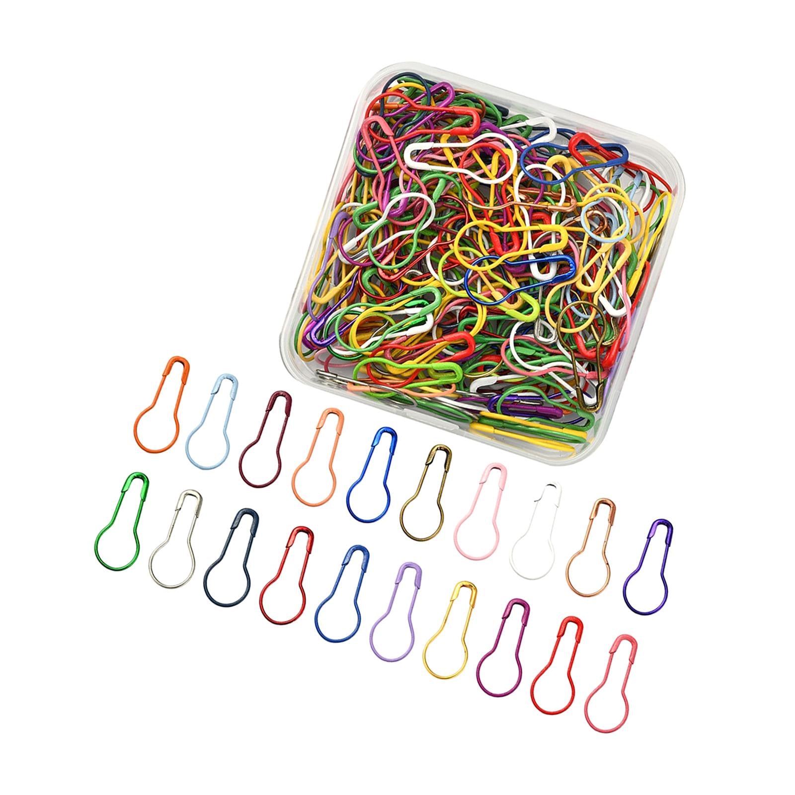200x Bulb Stitch Markers Knitting Quilt Clothes Crochet Quilting Safety Pins