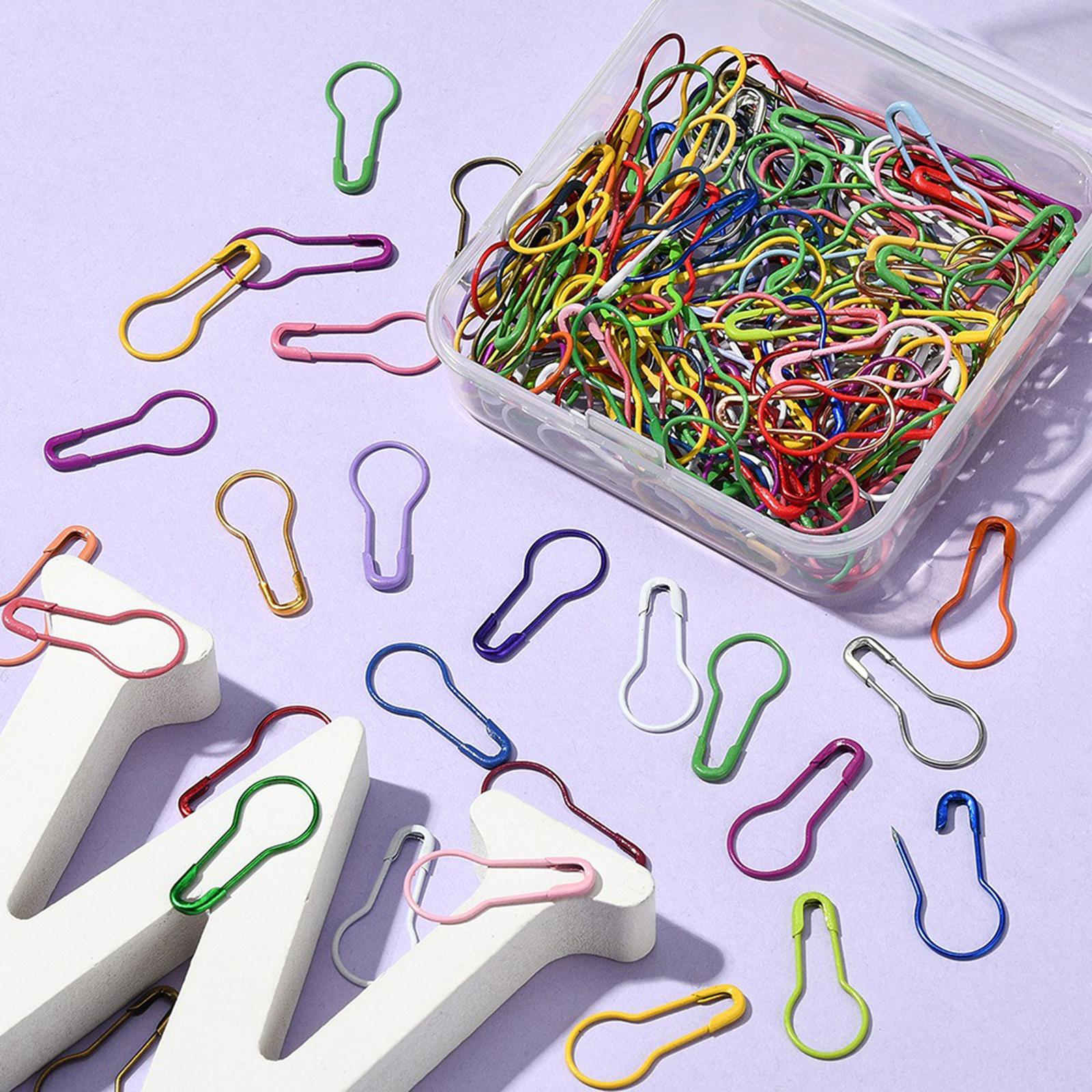 200x Bulb Stitch Markers Knitting Quilt Clothes Crochet Quilting Safety Pins