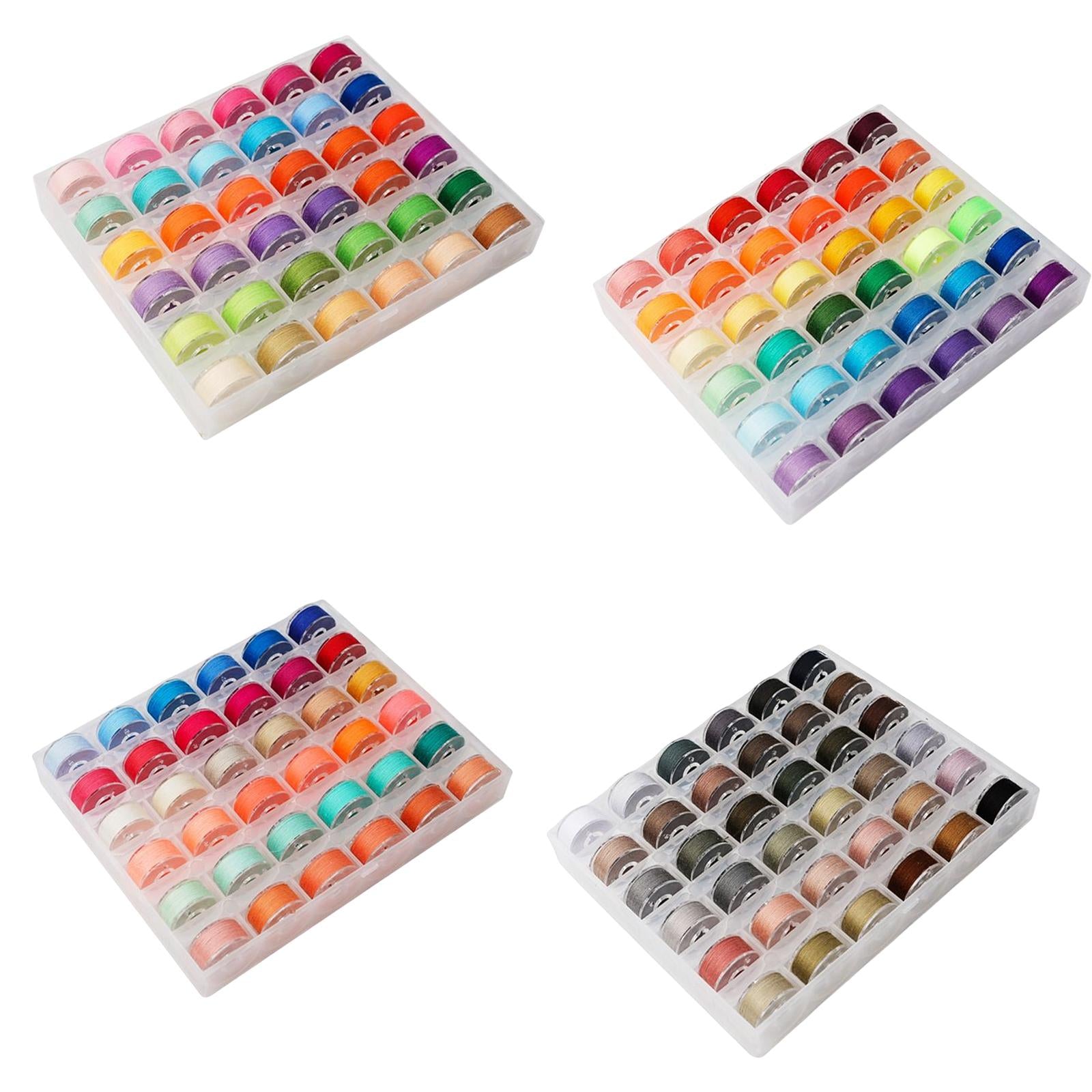 36Pcs Sewing Machine Bobbin Threads for Roll Machine Knitting Craft Supplies StyleA
