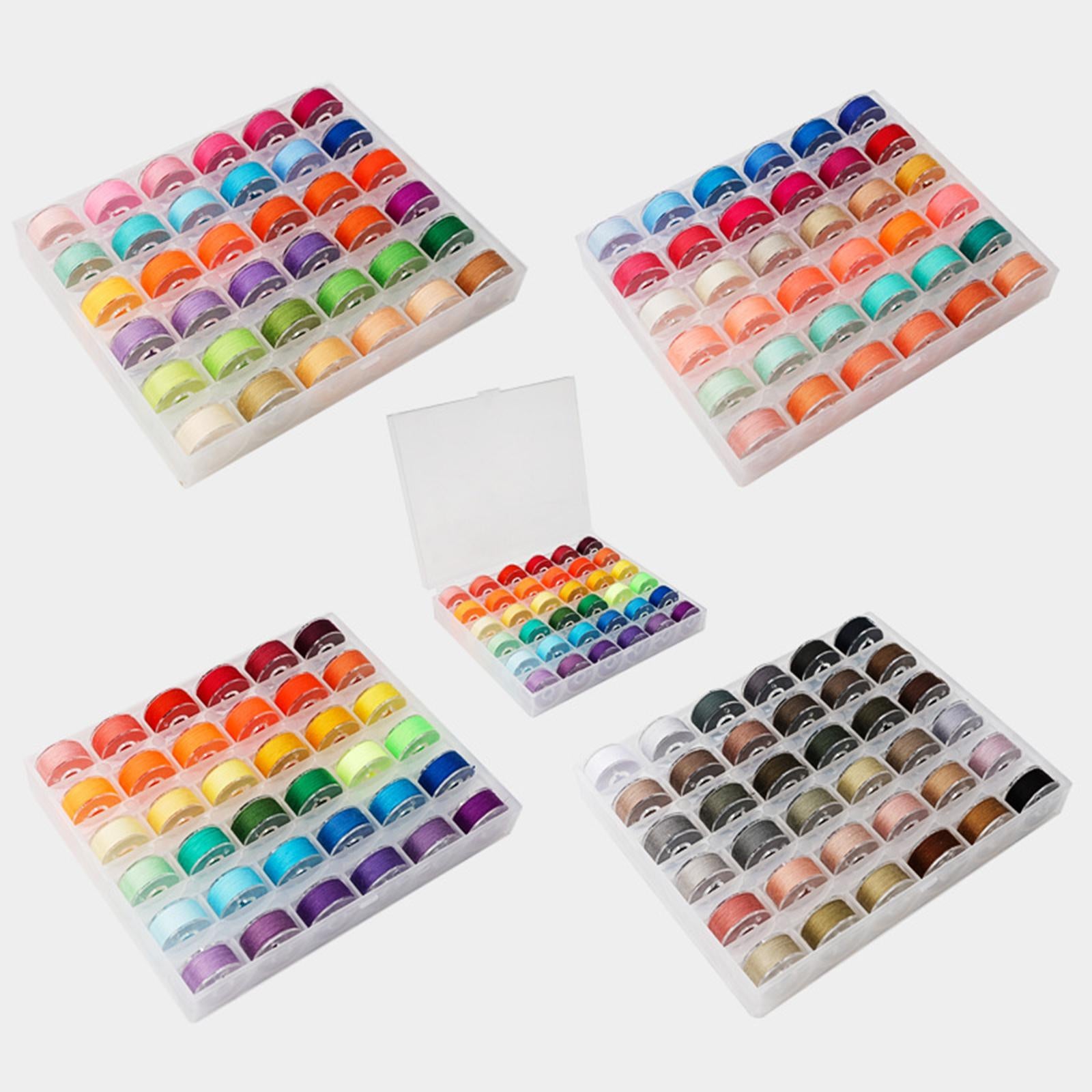 36Pcs Sewing Machine Bobbin Threads for Roll Machine Knitting Craft Supplies StyleA