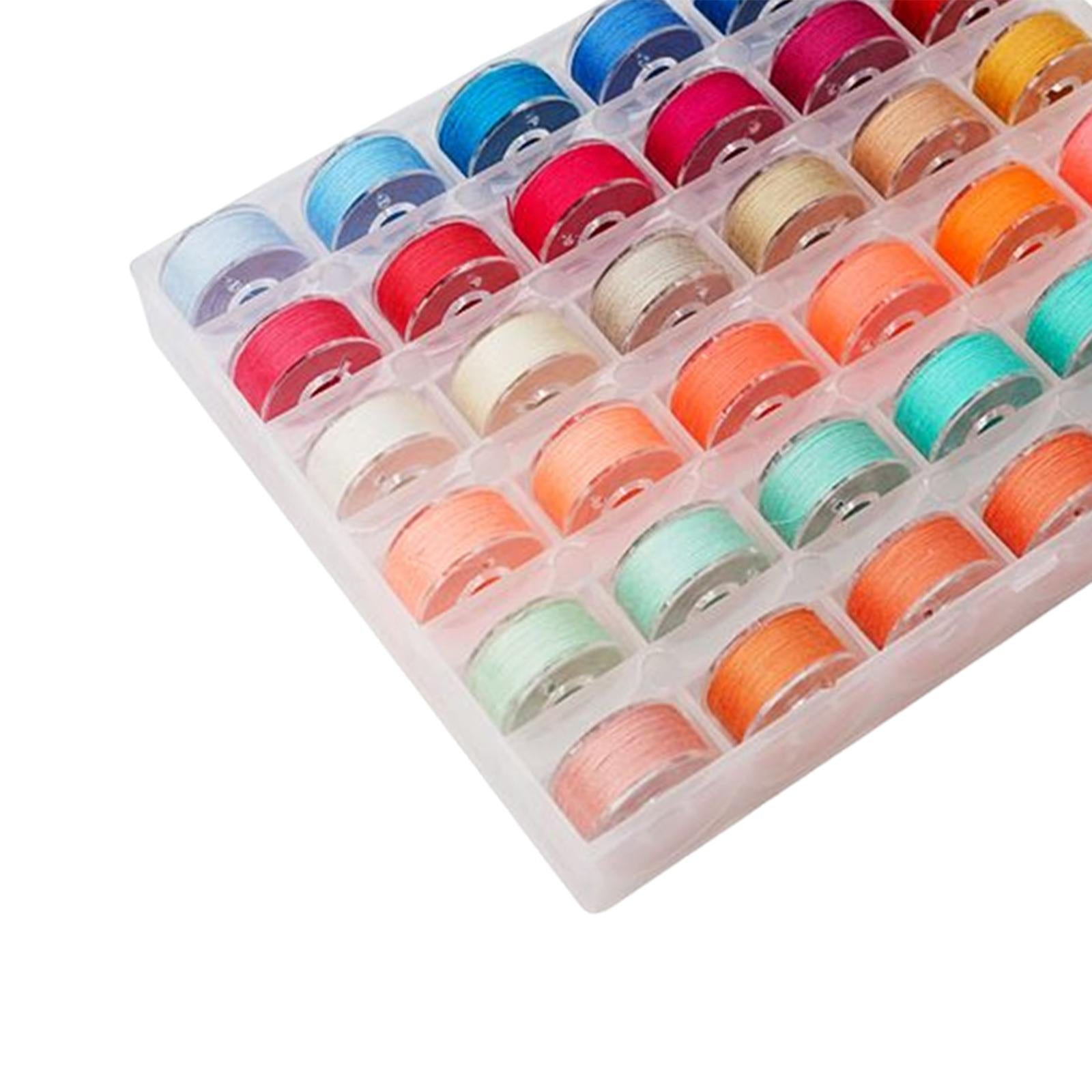 36Pcs Sewing Machine Bobbin Threads for Roll Machine Knitting Craft Supplies StyleC