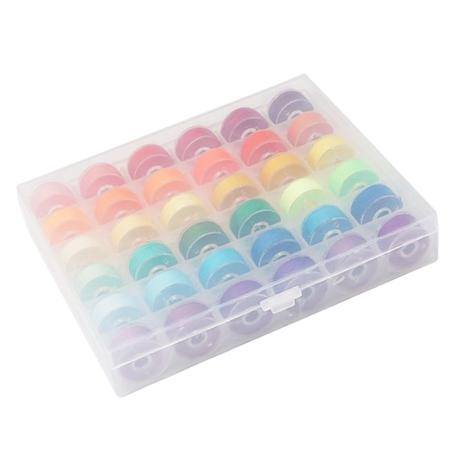 36Pcs Sewing Machine Bobbin Threads for Roll Machine Knitting Craft Supplies StyleC