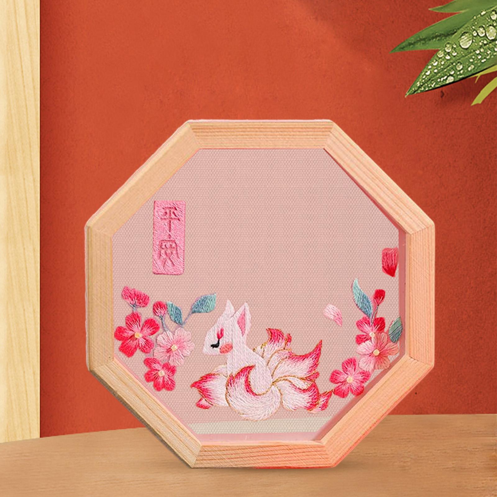 Embroidery Beginner Kits Cross Stitch Kits with Patterns Home Decor StyleC