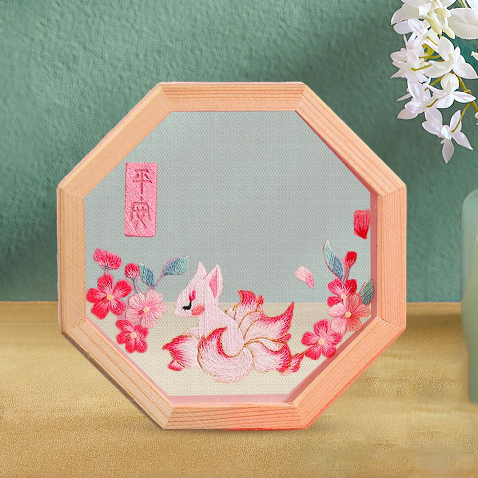 Embroidery Beginner Kits Cross Stitch Kits with Patterns Home Decor StyleC